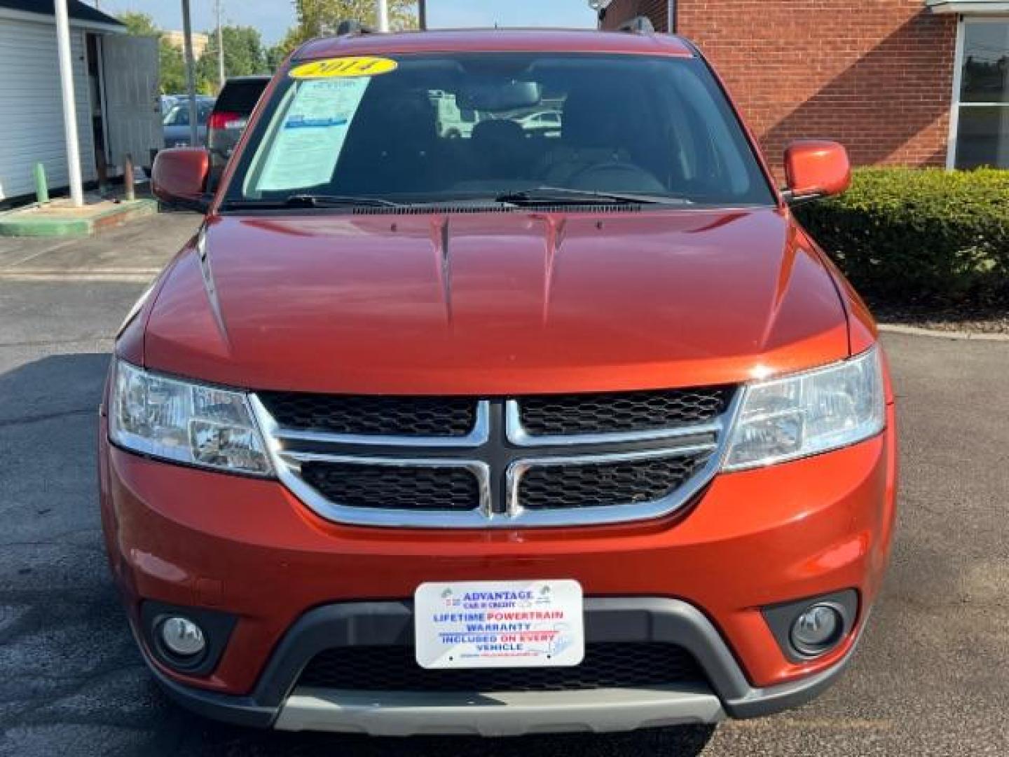 2014 Copperhead Pearlcoat Dodge Journey SXT (3C4PDCBB5ET) with an 2.4L L6 DOHC 16V engine, 4-Speed Automatic transmission, located at 1099 N County Rd 25A, Troy, OH, 45373, (937) 908-9800, 40.057079, -84.212883 - Photo#1