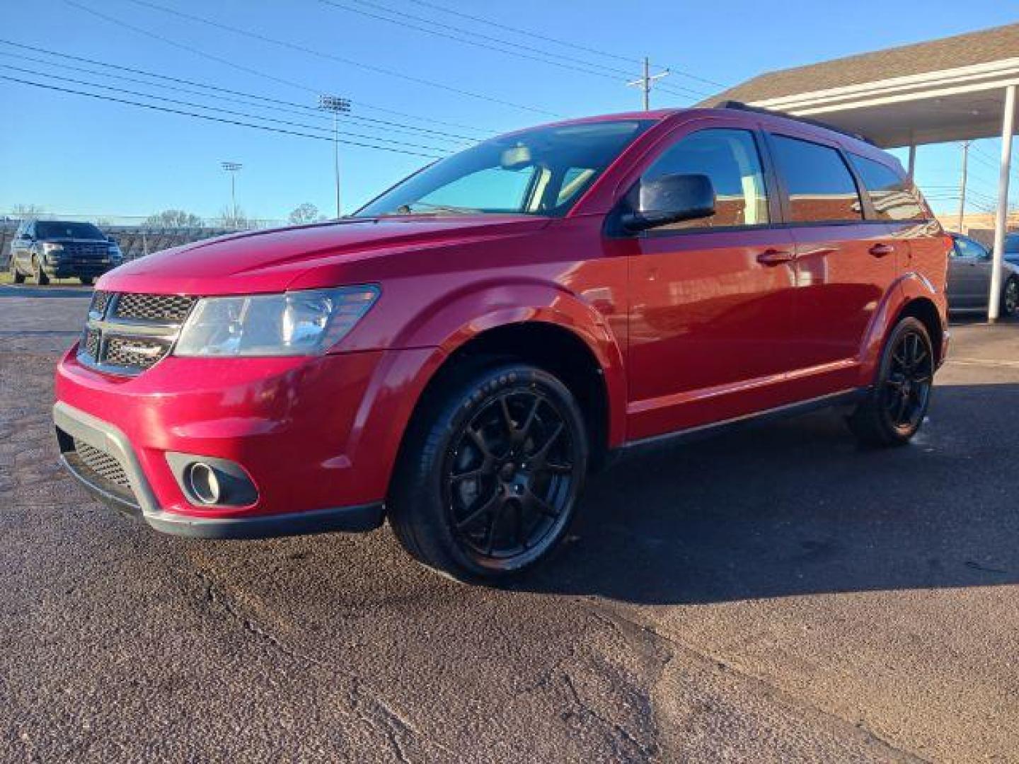 2014 Redline 2 Coat Pearl Dodge Journey SXT (3C4PDCBG1ET) with an 3.6L V6 DOHC 24V engine, 6-Speed Automatic transmission, located at 1230 East Main St, Xenia, OH, 45385, (937) 908-9800, 39.688026, -83.910172 - Photo#2