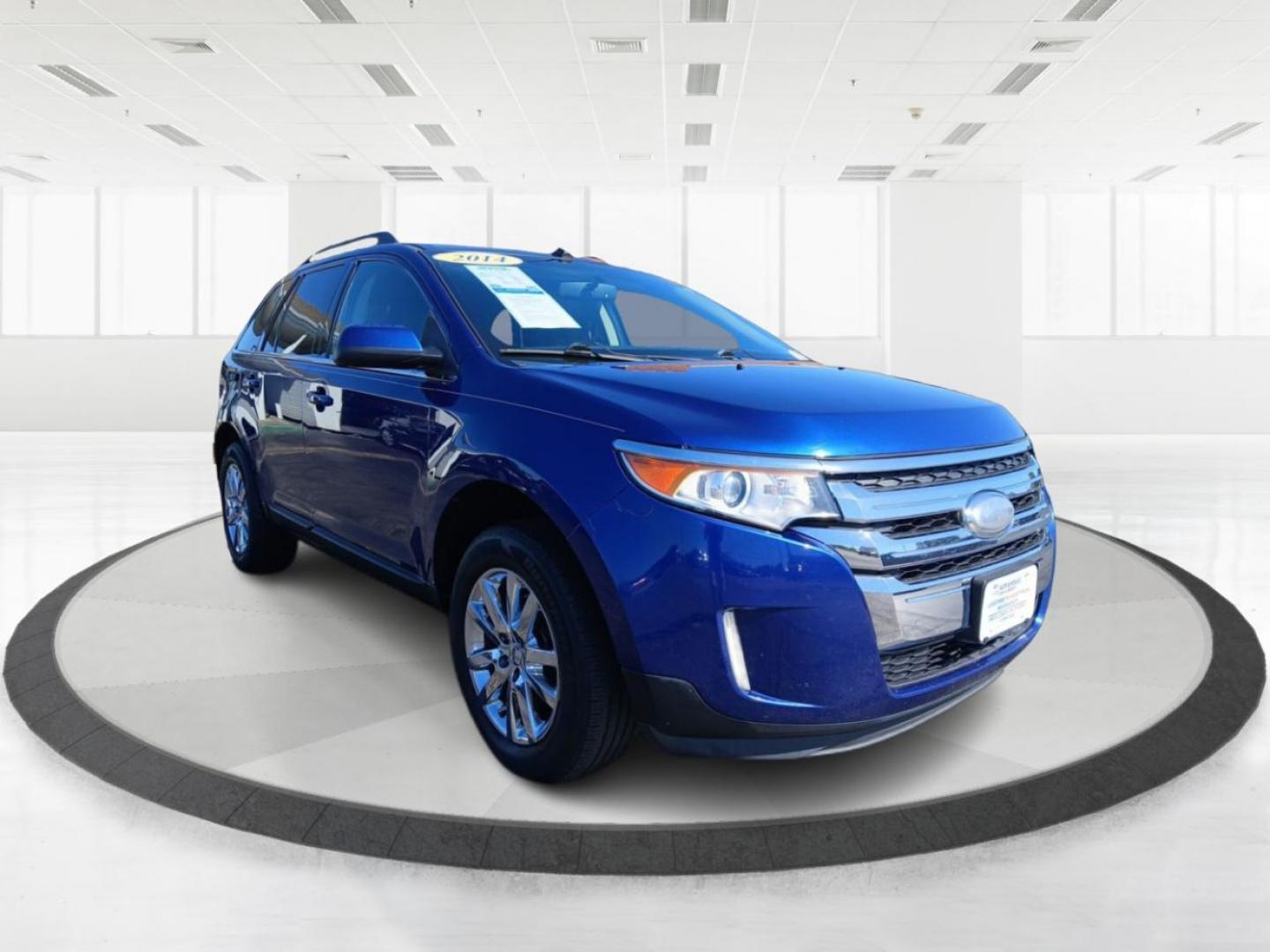 2014 Deep Impact Blue Metallic Ford Edge Limited AWD (2FMDK4KC4EB) with an 3.5L V6 DOHC 24V engine, 6-Speed Automatic transmission, located at 1951 S Dayton Lakeview Rd., New Carlisle, OH, 45344, (937) 908-9800, 39.890999, -84.050255 - Photo#0