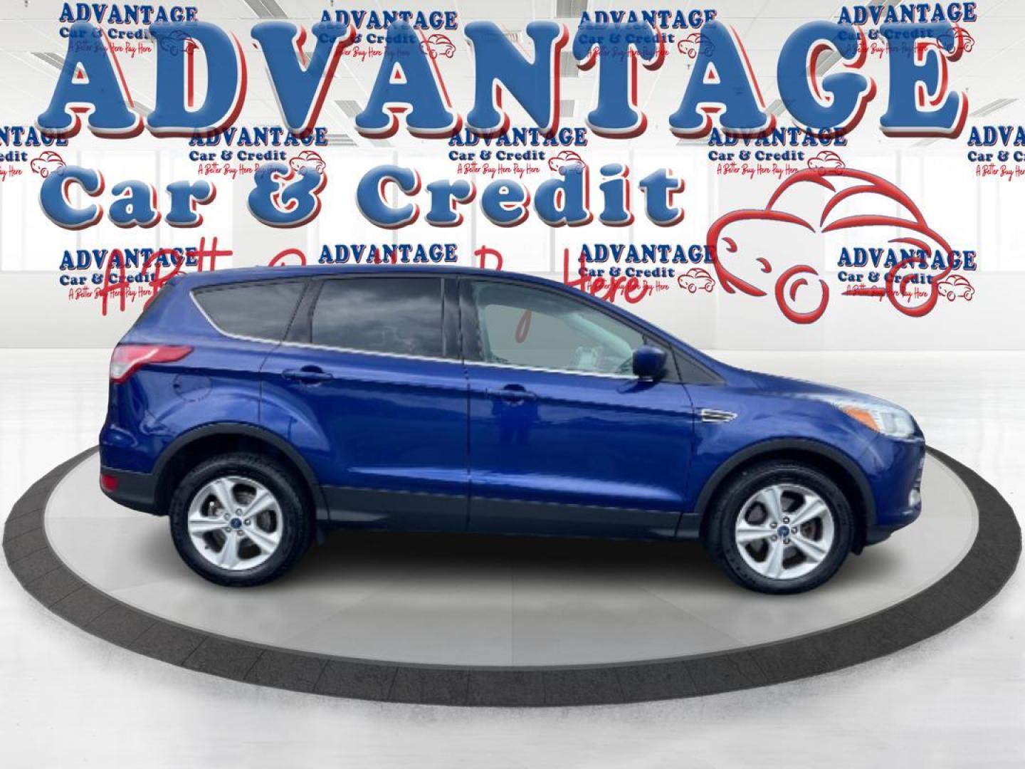 2014 Deep Impact Blue Ford Escape SE 4WD (1FMCU9G96EU) with an 2.0L L4 DOHC 16V engine, 6-Speed Automatic transmission, located at 4508 South Dixie Dr, Moraine, OH, 45439, (937) 908-9800, 39.689976, -84.218452 - Photo#1