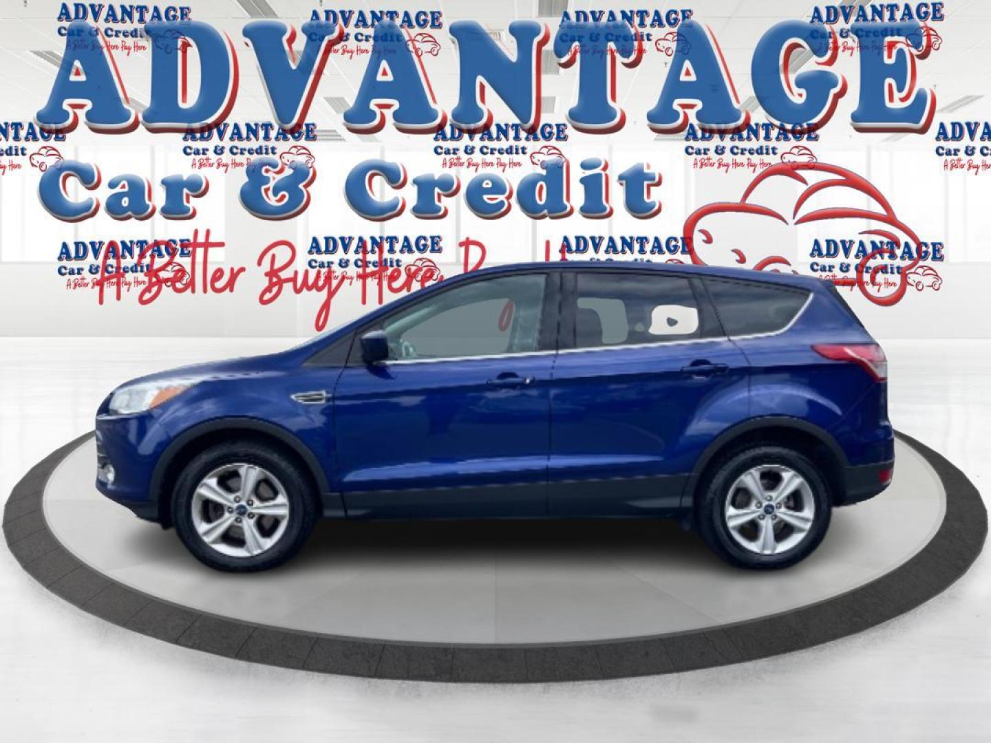 2014 Deep Impact Blue Ford Escape SE 4WD (1FMCU9G96EU) with an 2.0L L4 DOHC 16V engine, 6-Speed Automatic transmission, located at 4508 South Dixie Dr, Moraine, OH, 45439, (937) 908-9800, 39.689976, -84.218452 - Photo#3