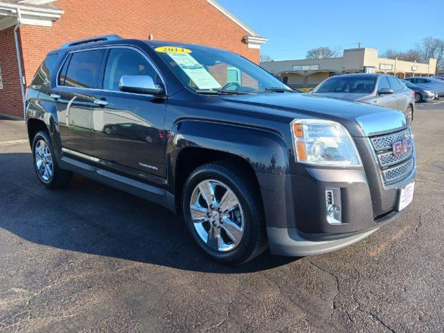 2014 Ashen Gray Metallic GMC Terrain SLT2 FWD (2GKALTEK6E6) with an 2.4L L4 DOHC 16V FFV engine, 6-Speed Automatic transmission, located at 1099 N County Rd 25A, Troy, OH, 45373, (937) 908-9800, 40.057079, -84.212883 - Photo#0