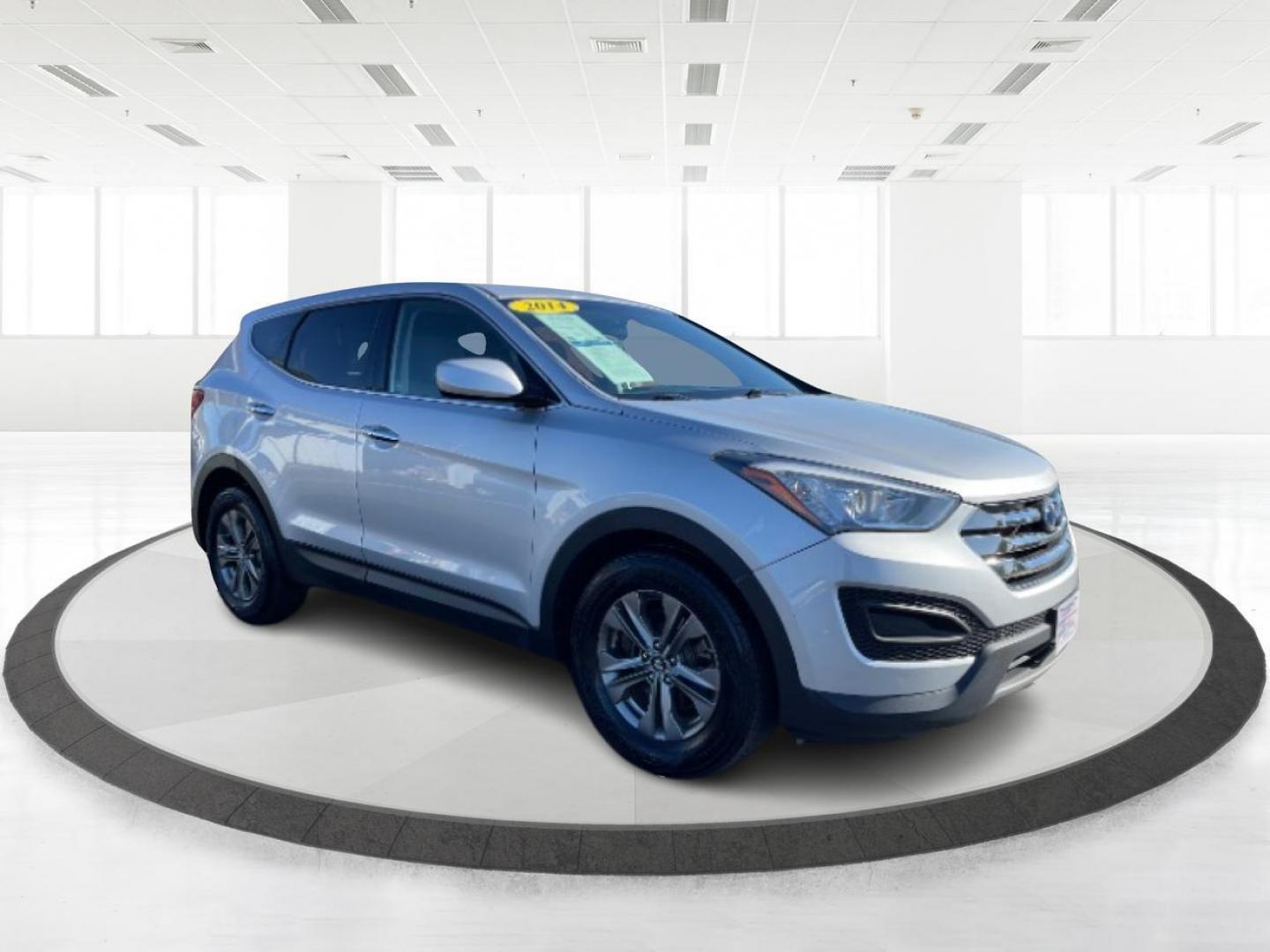 2014 Moonstone Silver Hyundai Santa Fe Sport 2.4 AWD (5XYZTDLB2EG) with an 2.4L L4 DOHC 16V engine, 6-Speed Automatic transmission, located at 1099 N County Rd 25A, Troy, OH, 45373, (937) 908-9800, 40.057079, -84.212883 - Photo#0