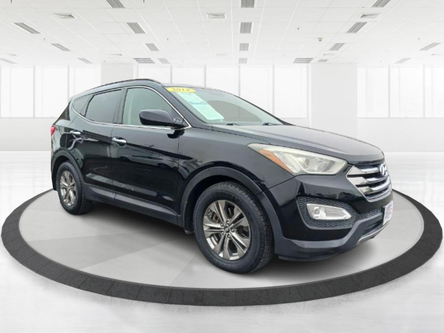 2014 Twilight Black Hyundai Santa Fe (5XYZU3LB5EG) with an 2.4L L4 DOHC 16V engine, 6-Speed Automatic transmission, located at 4508 South Dixie Dr, Moraine, OH, 45439, (937) 908-9800, 39.689976, -84.218452 - Photo#0