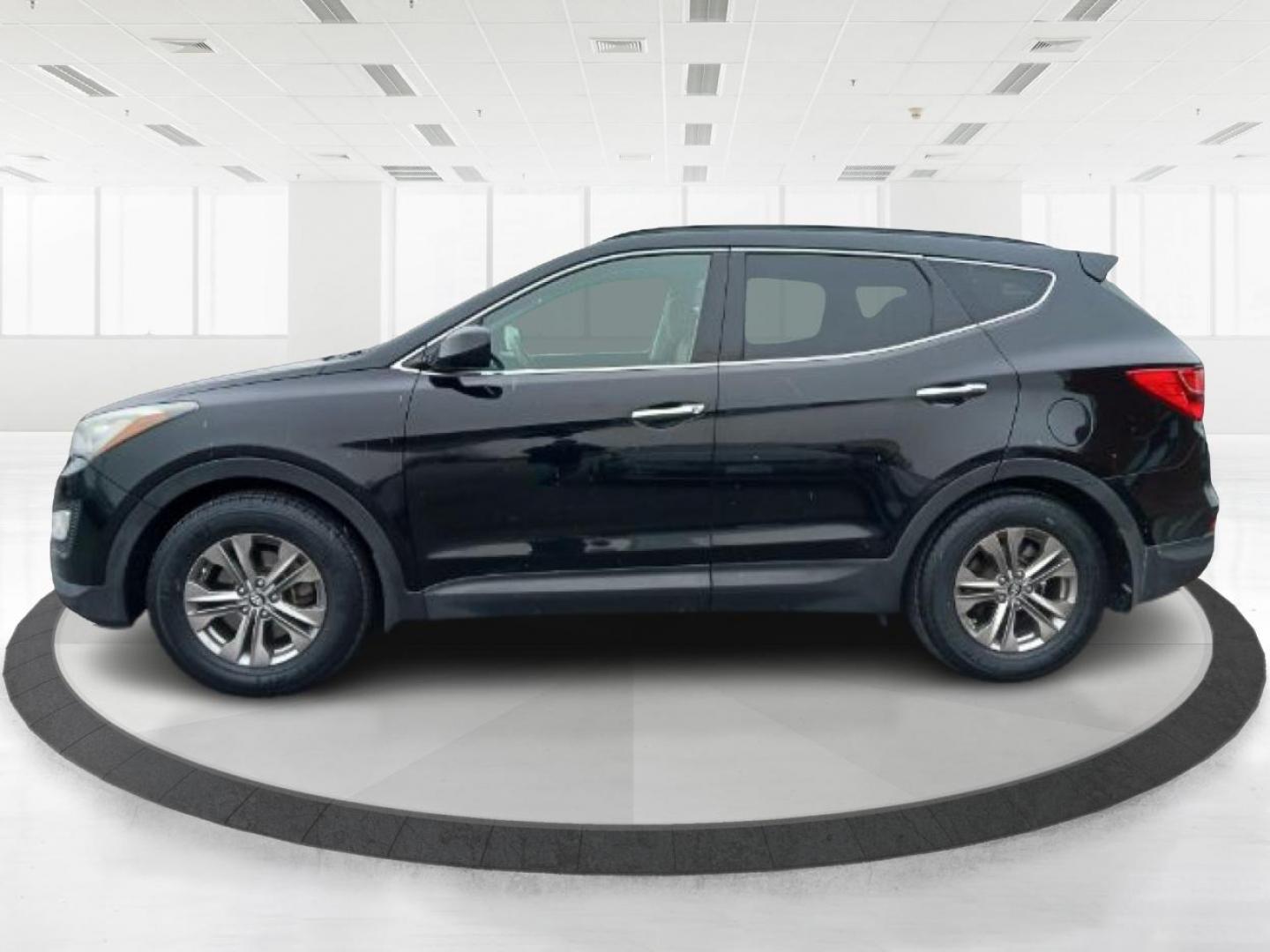 2014 Twilight Black Hyundai Santa Fe (5XYZU3LB5EG) with an 2.4L L4 DOHC 16V engine, 6-Speed Automatic transmission, located at 4508 South Dixie Dr, Moraine, OH, 45439, (937) 908-9800, 39.689976, -84.218452 - Photo#3