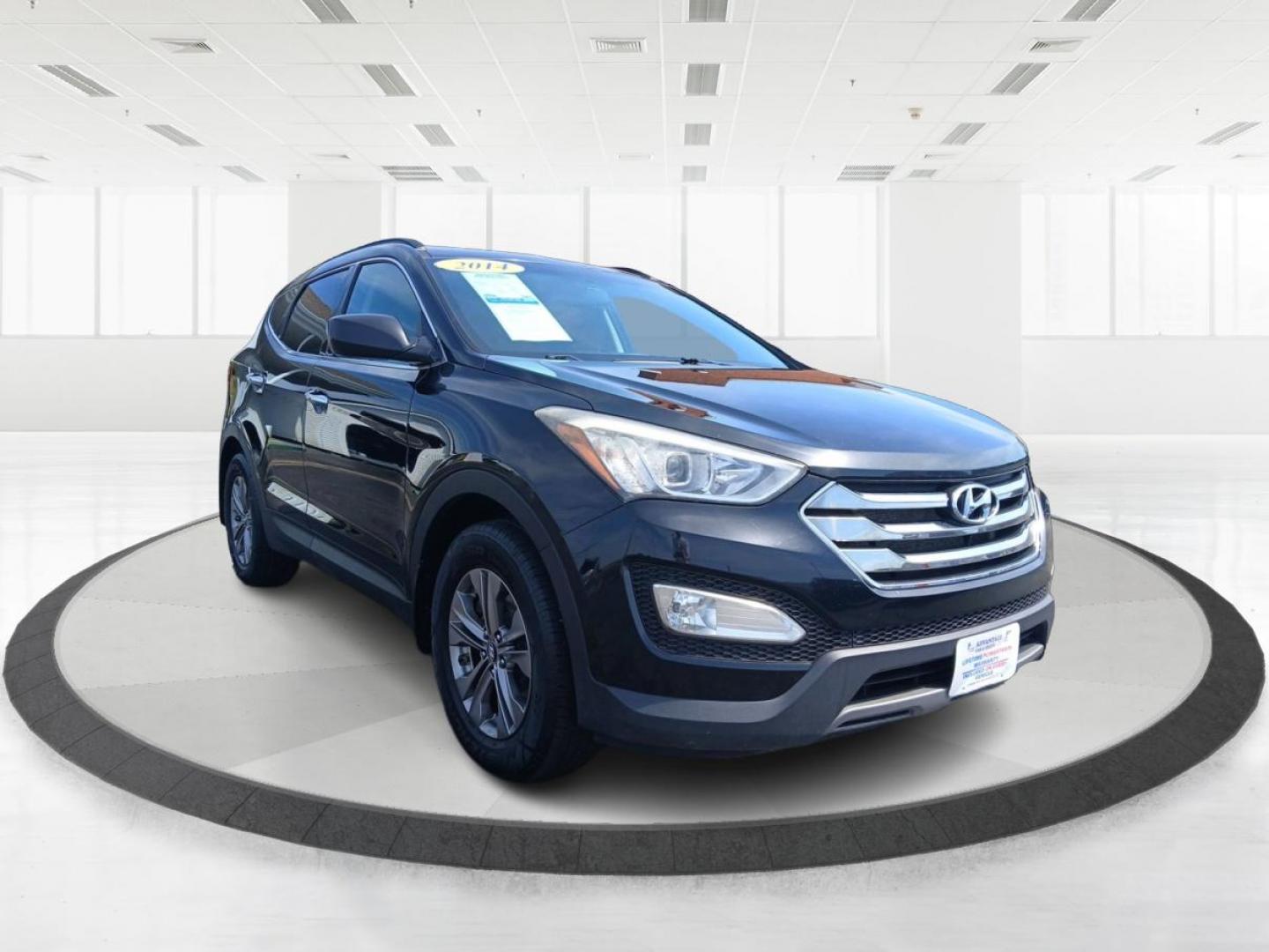 2014 Twilight Black Hyundai Santa Fe Sport 2.4 AWD (5XYZUDLB1EG) with an 2.4L L4 DOHC 16V engine, 6-Speed Automatic transmission, located at 880 E. National Road, Vandalia, OH, 45377, (937) 908-9800, 39.891918, -84.183594 - Photo#0