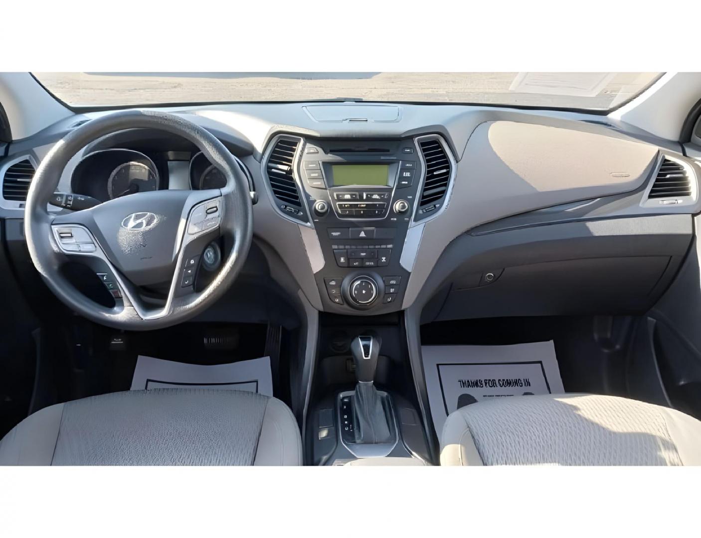 2014 Moonstone Silver Hyundai Santa Fe Sport 2.4 FWD (5XYZT3LB5EG) with an 2.4L L4 DOHC 16V engine, 6-Speed Automatic transmission, located at 1184 Kauffman Ave, Fairborn, OH, 45324, (937) 908-9800, 39.807072, -84.030914 - Photo#7