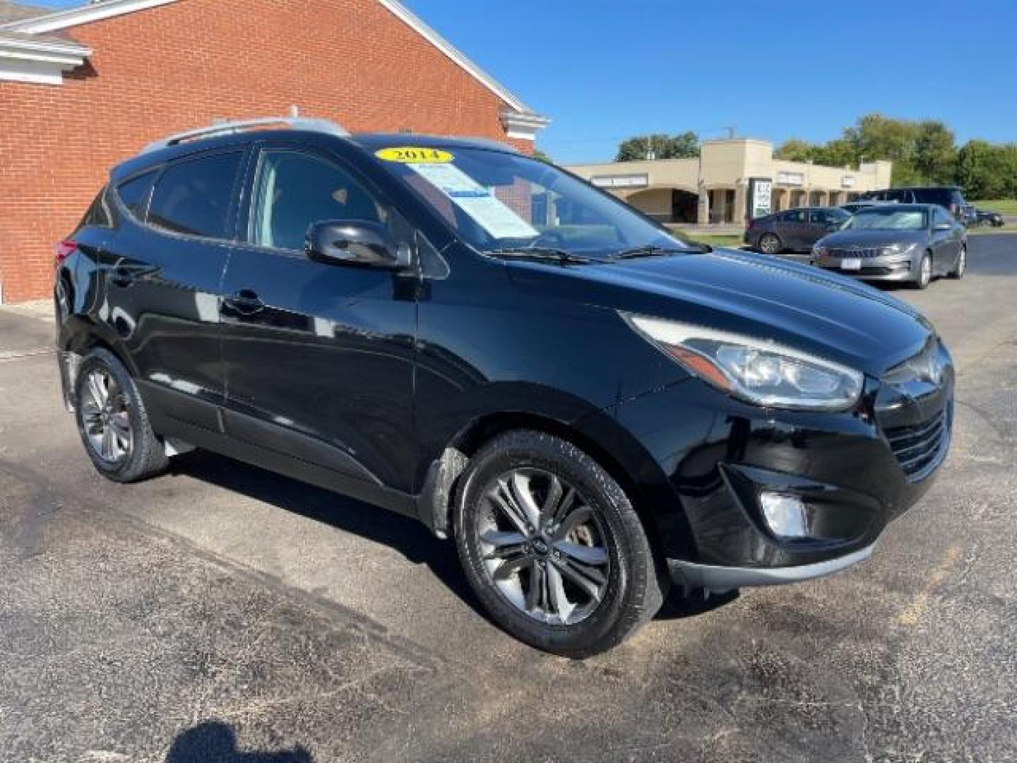 2014 Ash Black Hyundai Tucson GLS 2WD (KM8JU3AG6EU) with an 2.4L L4 DOHC 16V engine, 6-Speed Automatic transmission, located at 1951 S Dayton Lakeview Rd., New Carlisle, OH, 45344, (937) 908-9800, 39.890999, -84.050255 - Photo#0