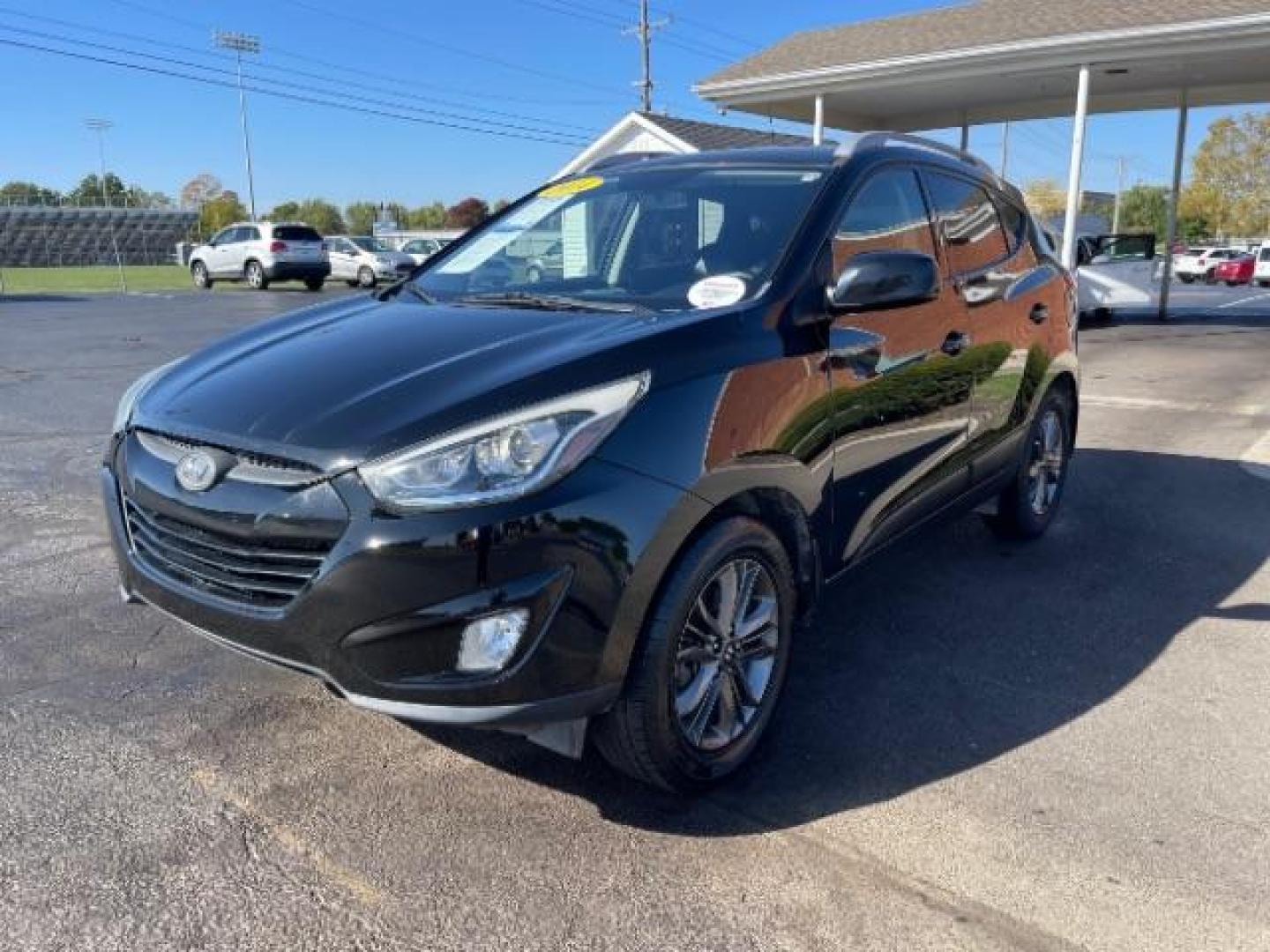 2014 Ash Black Hyundai Tucson GLS 2WD (KM8JU3AG6EU) with an 2.4L L4 DOHC 16V engine, 6-Speed Automatic transmission, located at 1951 S Dayton Lakeview Rd., New Carlisle, OH, 45344, (937) 908-9800, 39.890999, -84.050255 - Photo#1