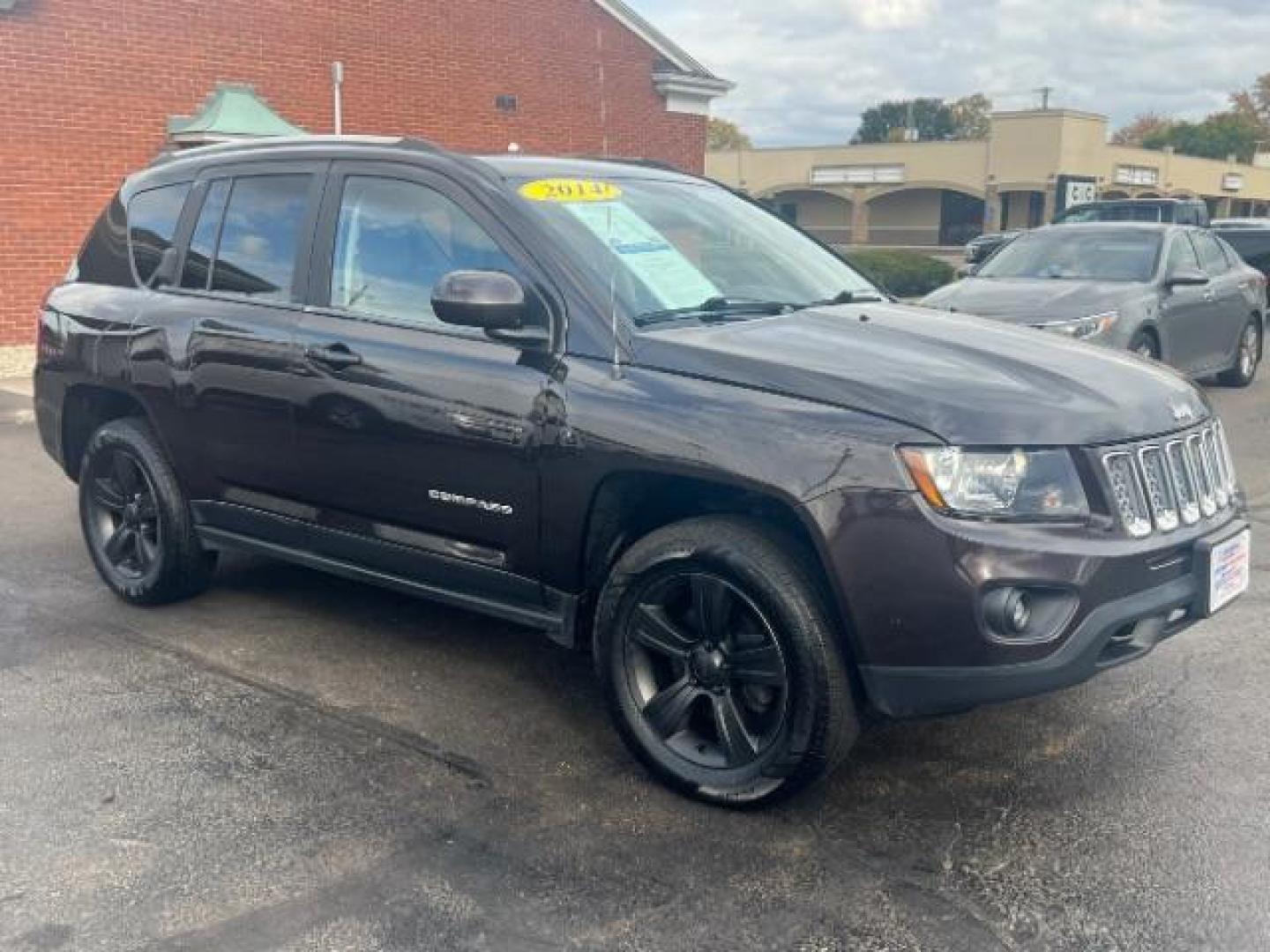 2014 Rugged Brown Pearlcoat Jeep Compass Latitude 4WD (1C4NJDEB6ED) with an 2.4L L4 DOHC 16V engine, Continuously Variable Transmission transmission, located at 401 Woodman Dr, Riverside, OH, 45431, (937) 908-9800, 39.760899, -84.123421 - Photo#0