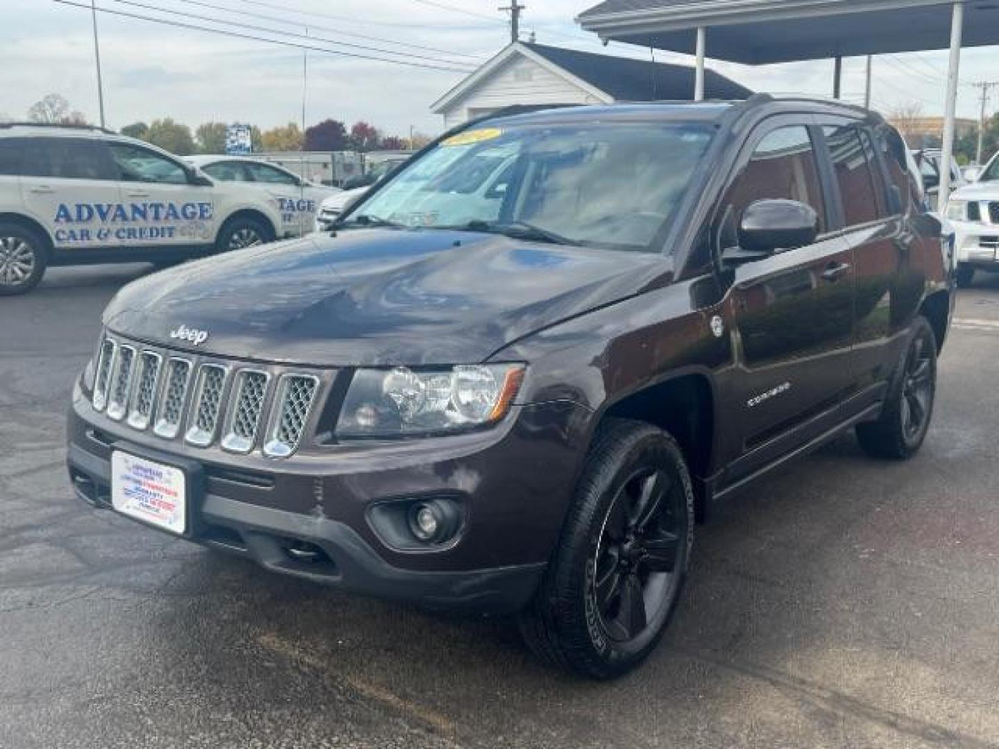 2014 Rugged Brown Pearlcoat Jeep Compass Latitude 4WD (1C4NJDEB6ED) with an 2.4L L4 DOHC 16V engine, Continuously Variable Transmission transmission, located at 401 Woodman Dr, Riverside, OH, 45431, (937) 908-9800, 39.760899, -84.123421 - Photo#2