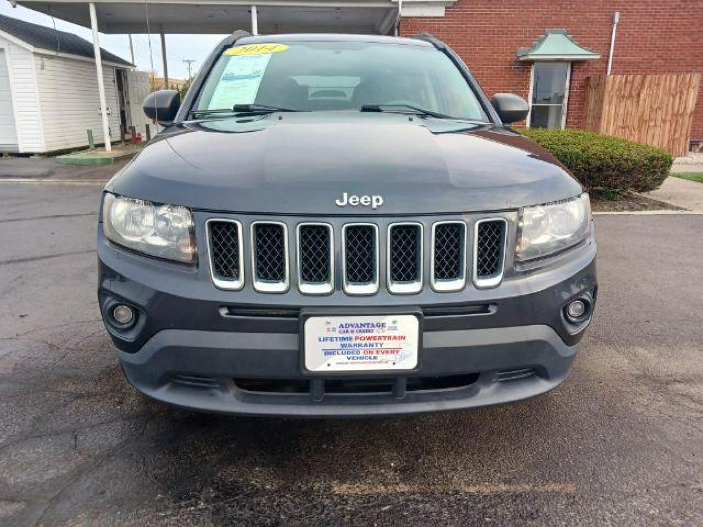 2014 Maximum Steel Metallic CC Jeep Compass Sport 4WD (1C4NJDBB5ED) with an 2.4L L4 DOHC 16V engine, located at 4508 South Dixie Dr, Moraine, OH, 45439, (937) 908-9800, 39.689976, -84.218452 - Photo#1