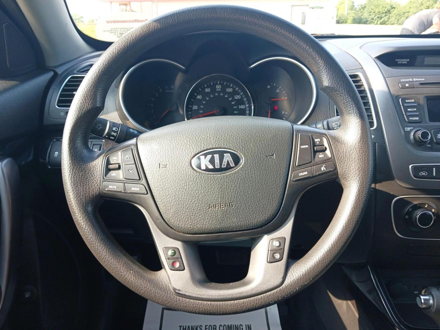 2014 Gray Kia Sorento (5XYKT3A64EG) with an 2.4L L4 DOHC 16V engine, 6-Speed Automatic transmission, located at 1099 N County Rd 25A, Troy, OH, 45373, (937) 908-9800, 40.057079, -84.212883 - Photo#15