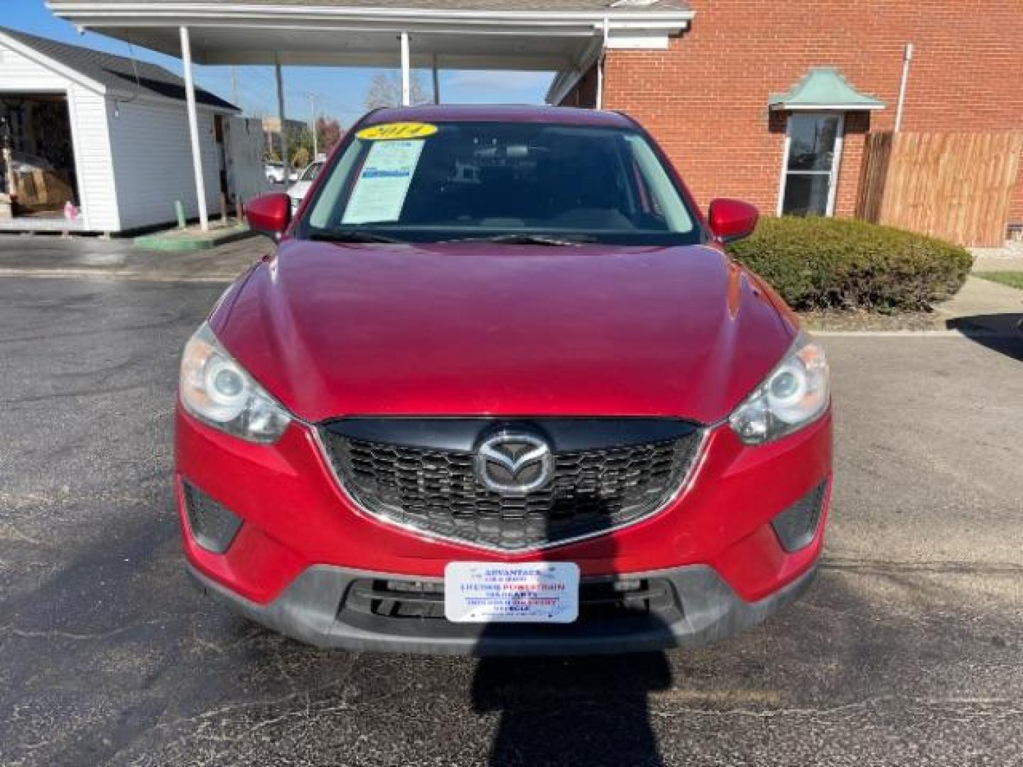 2014 Soul Red Metallic Mazda CX-5 Sport AT (JM3KE2BE7E0) with an 2.0L L4 DOHC 16V engine, 6-Speed Automatic transmission, located at 1230 East Main St, Xenia, OH, 45385, (937) 908-9800, 39.688026, -83.910172 - Photo#2