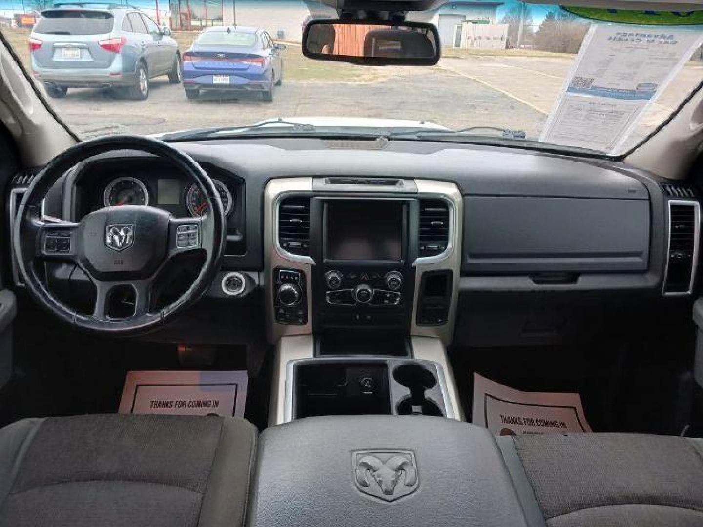 2014 Bright White Clearcoat RAM 1500 SLT Quad Cab 4WD (1C6RR7GT9ES) with an 5.7L V8 OHV 16V engine, 8-Speed Automatic transmission, located at 1099 N County Rd 25A, Troy, OH, 45373, (937) 908-9800, 40.057079, -84.212883 - Photo#7