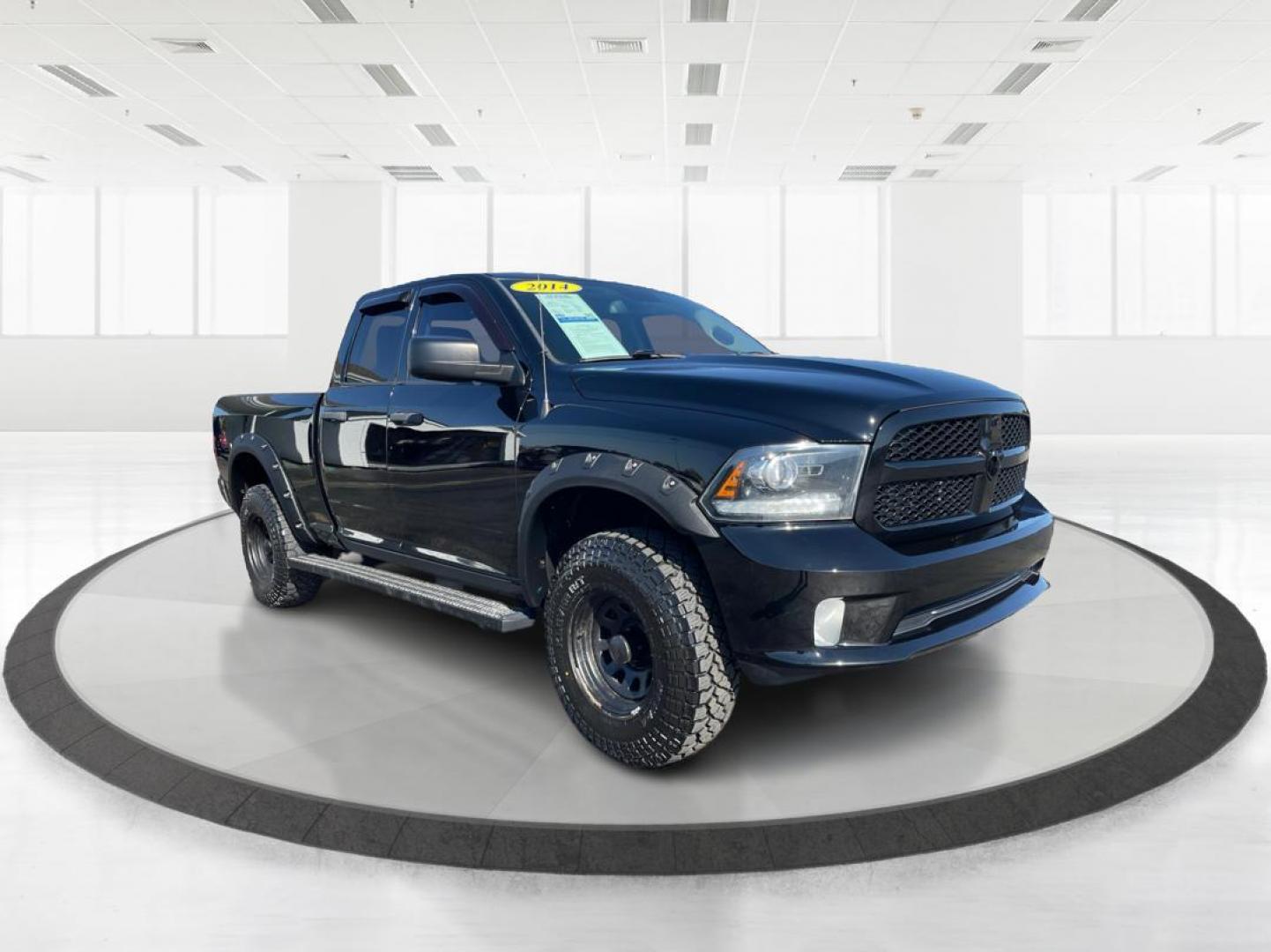 2014 Black Clearcoat RAM 1500 Tradesman Quad Cab 4WD (1C6RR7FT4ES) with an 5.7L V8 OHV 16V engine, 6-Speed Automatic transmission, located at 1230 East Main St, Xenia, OH, 45385, (937) 908-9800, 39.688026, -83.910172 - Photo#0