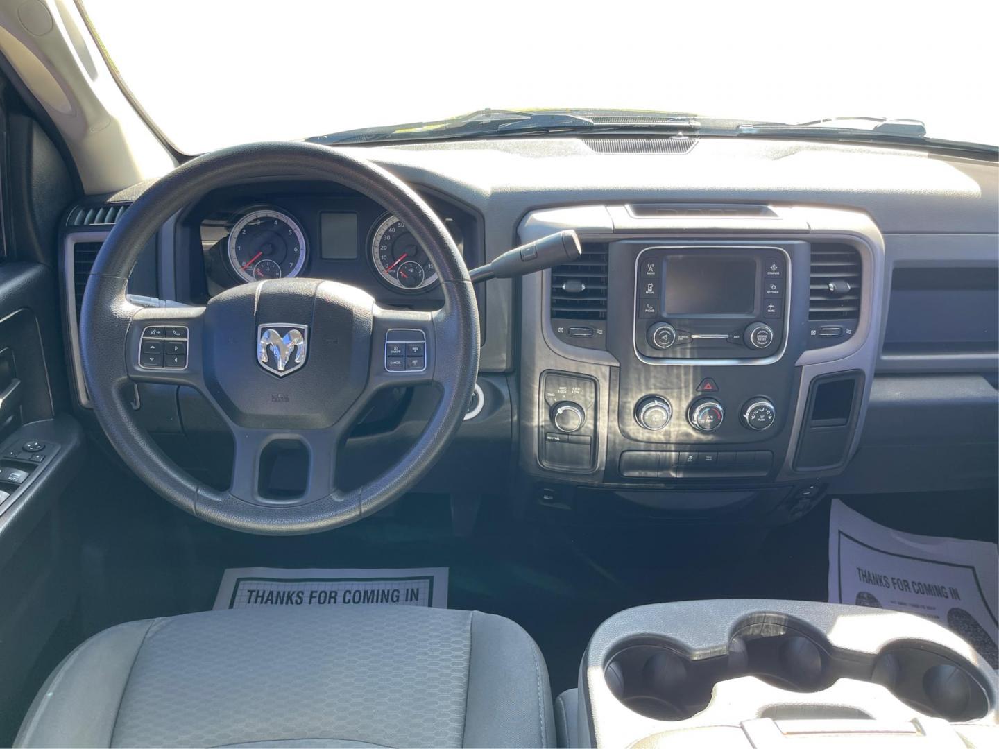 2014 Black Clearcoat RAM 1500 Tradesman Quad Cab 4WD (1C6RR7FT4ES) with an 5.7L V8 OHV 16V engine, 6-Speed Automatic transmission, located at 1230 East Main St, Xenia, OH, 45385, (937) 908-9800, 39.688026, -83.910172 - Photo#19