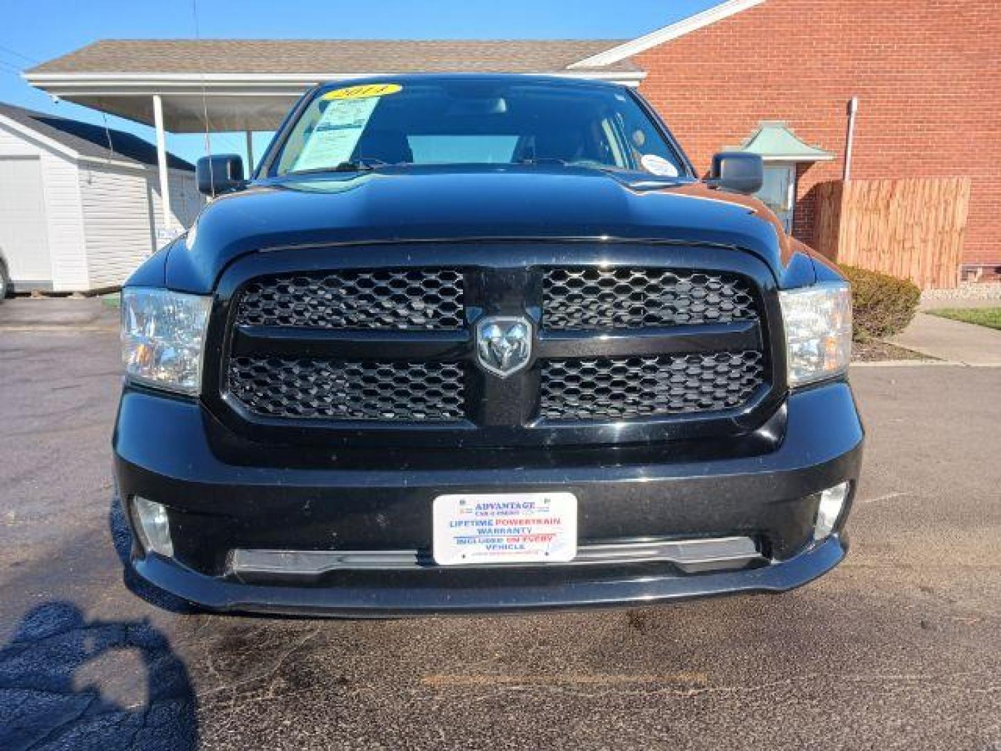 2014 Black Clearcoat RAM 1500 Tradesman Crew Cab SWB 4WD (1C6RR7KT3ES) with an 5.7L V8 OHV 16V engine, 8-Speed Automatic transmission, located at 880 E. National Road, Vandalia, OH, 45377, (937) 908-9800, 39.891918, -84.183594 - Photo#1