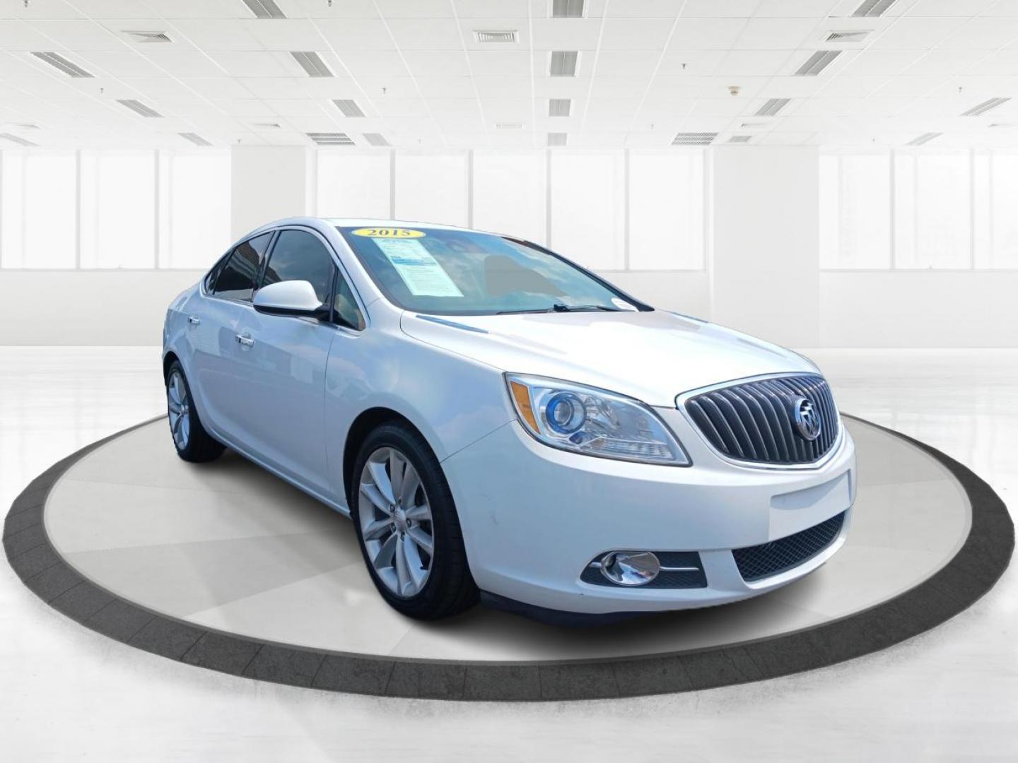 2015 Summit White Buick Verano (1G4PT5SV6F4) with an 2.0L L4 DOHC 24V TURBO FFV engine, 6-Speed Automatic transmission, located at 4508 South Dixie Dr, Moraine, OH, 45439, (937) 908-9800, 39.689976, -84.218452 - Photo#0