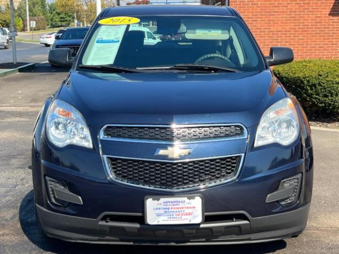 2015 Blue Velvet Metallic Chevrolet Equinox LS 2WD (2GNALAEK6F1) with an 2.4L L4 DOHC 16V FFV engine, 6-Speed Automatic transmission, located at 1099 N County Rd 25A, Troy, OH, 45373, (937) 908-9800, 40.057079, -84.212883 - Photo#1