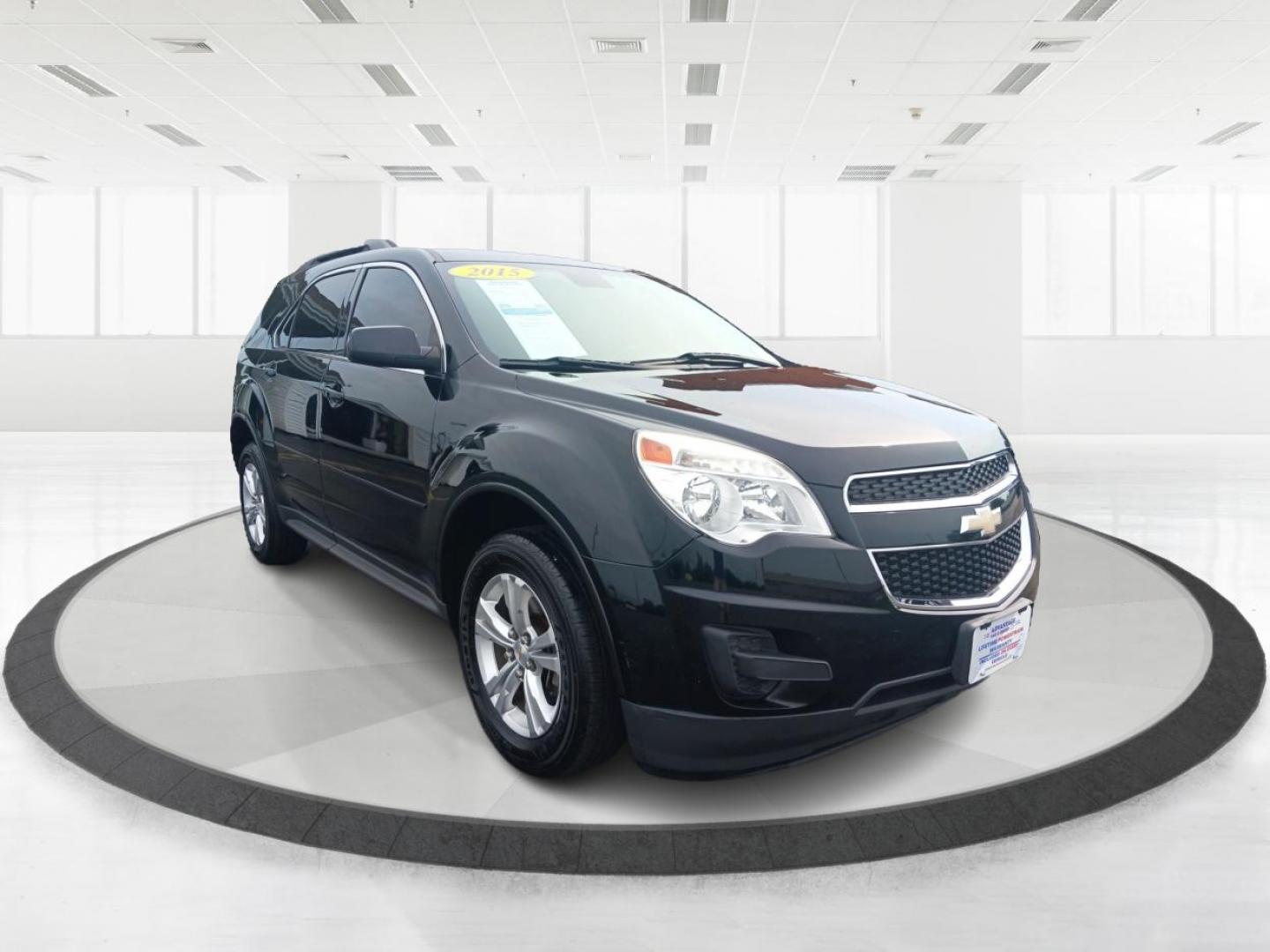 2015 Black Chevrolet Equinox 1LT 2WD (2GNALBEK4F1) with an 2.4L L4 DOHC 16V FFV engine, 6-Speed Automatic transmission, located at 1951 S Dayton Lakeview Rd., New Carlisle, OH, 45344, (937) 908-9800, 39.890999, -84.050255 - Photo#0