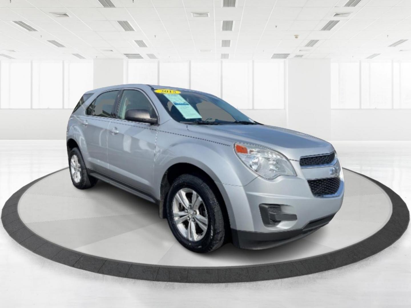 2015 Silver Ice Metallic Chevrolet Equinox LS AWD (2GNFLEEK9F6) with an 2.4L L4 DOHC 16V FFV engine, 6-Speed Automatic transmission, located at 1099 N County Rd 25A, Troy, OH, 45373, (937) 908-9800, 40.057079, -84.212883 - Photo#0