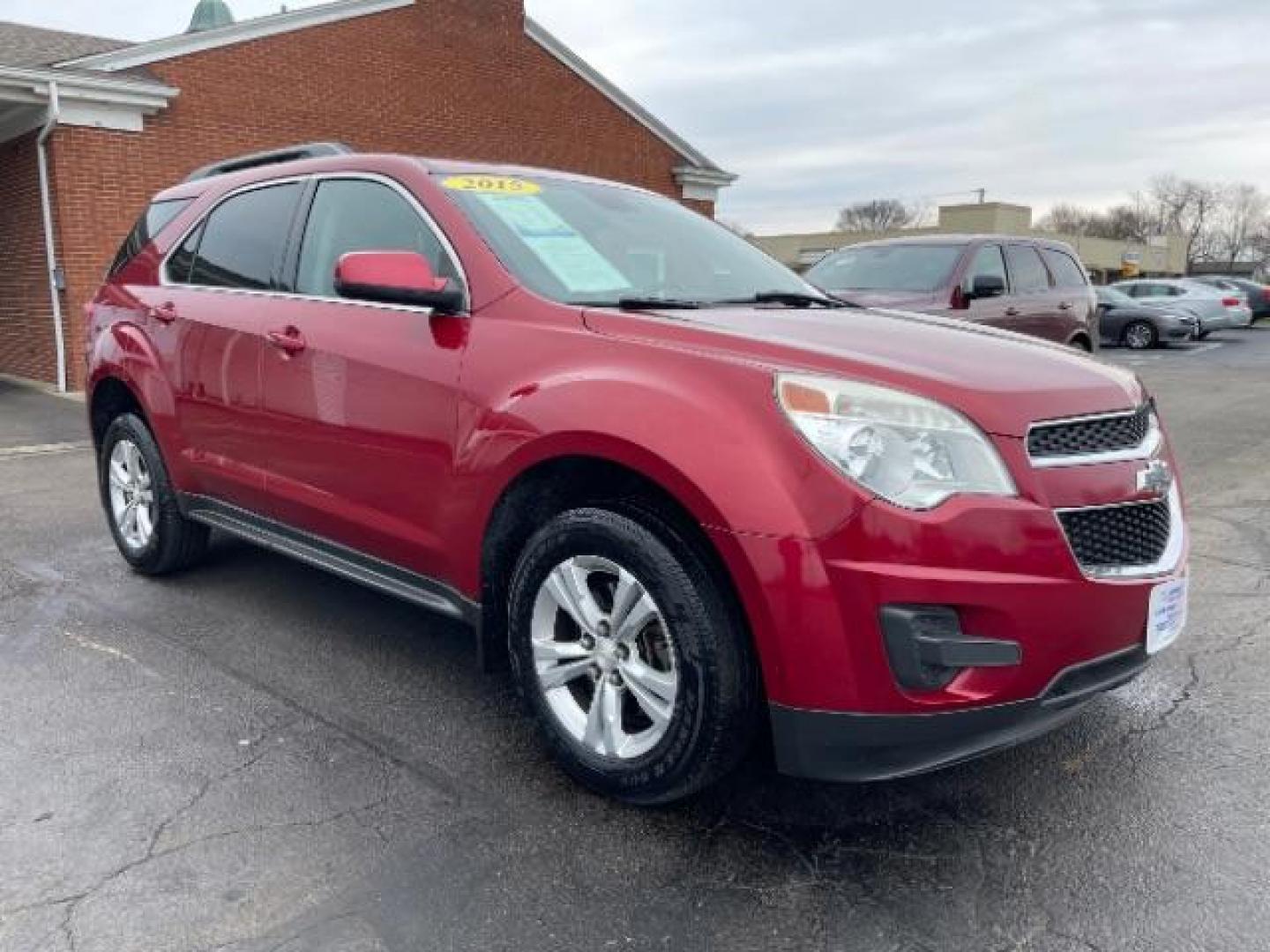 2015 Crystal Red Tintcoat Chevrolet Equinox 1LT AWD (2GNFLFEK3F6) with an 2.4L L4 DOHC 16V FFV engine, 6-Speed Automatic transmission, located at 1230 East Main St, Xenia, OH, 45385, (937) 908-9800, 39.688026, -83.910172 - Photo#0