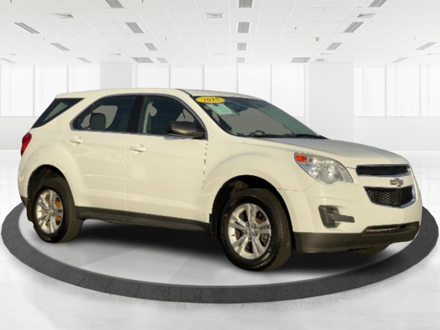 2015 Summit White Chevrolet Equinox LS 2WD (2GNALAEK4F1) with an 2.4L L4 DOHC 16V FFV engine, 6-Speed Automatic transmission, located at 1951 S Dayton Lakeview Rd., New Carlisle, OH, 45344, (937) 908-9800, 39.890999, -84.050255 - 2015 Chevrolet Equinox LS 2WD - Photo#0