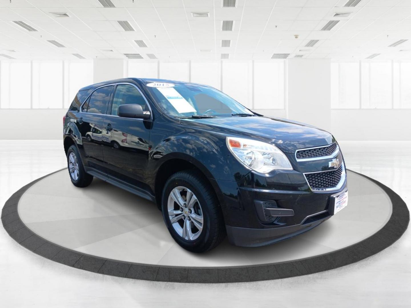 2015 Black Chevrolet Equinox (2GNFLEEK2F6) with an 2.4L L4 DOHC 16V FFV engine, 6-Speed Automatic transmission, located at 1951 S Dayton Lakeview Rd., New Carlisle, OH, 45344, (937) 908-9800, 39.890999, -84.050255 - Photo#0