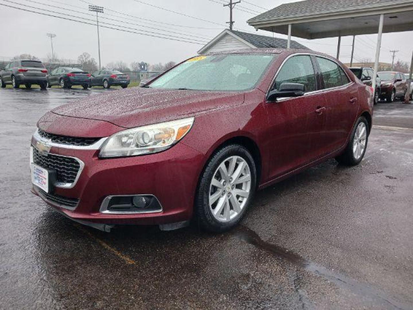 2015 Butte Red Metallic Chevrolet Malibu 2LT (1G11D5SL6FF) with an 2.5L L4 DOHC 16V engine, 6-Speed Automatic transmission, located at 401 Woodman Dr, Riverside, OH, 45431, (937) 908-9800, 39.760899, -84.123421 - Photo#2