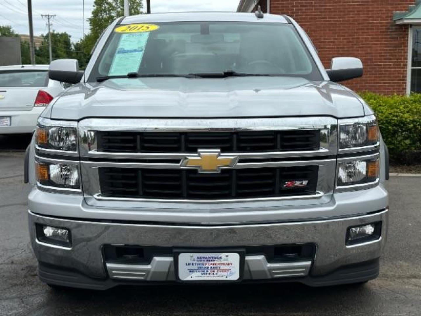 2015 Silver Chevrolet Silverado 1500 LT Double Cab 4WD (1GCVKREC6FZ) with an 5.3L V8 OHV 16V engine, 6-Speed Automatic transmission, located at 1099 N County Rd 25A, Troy, OH, 45373, (937) 908-9800, 40.057079, -84.212883 - Photo#1