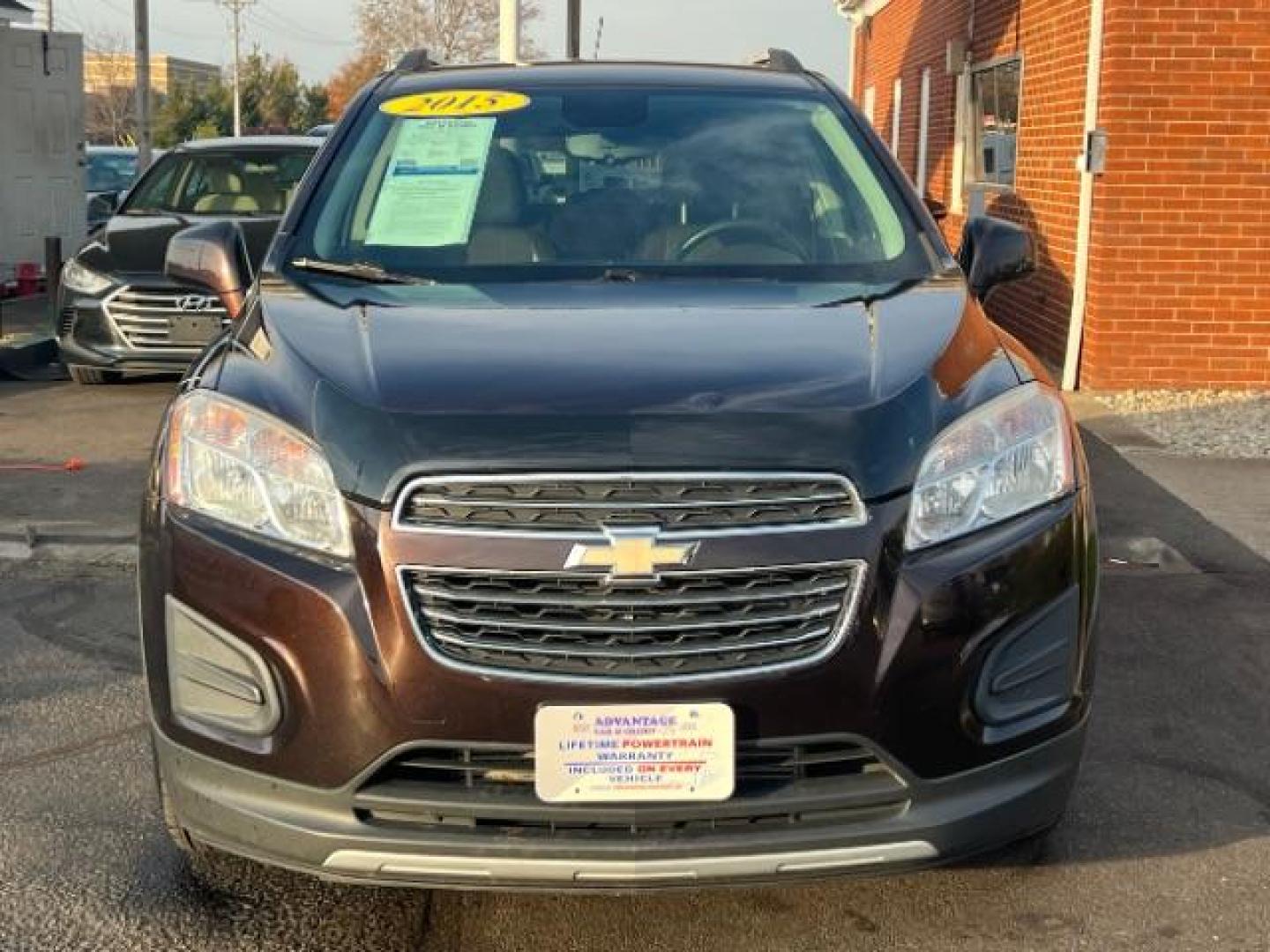 2015 Deep Espresso Metallic Chevrolet Trax LT FWD (KL7CJLSB0FB) with an 1.4L L4 DOHC 16V engine, 6-Speed Automatic transmission, located at 880 E. National Road, Vandalia, OH, 45377, (937) 908-9800, 39.891918, -84.183594 - Photo#1