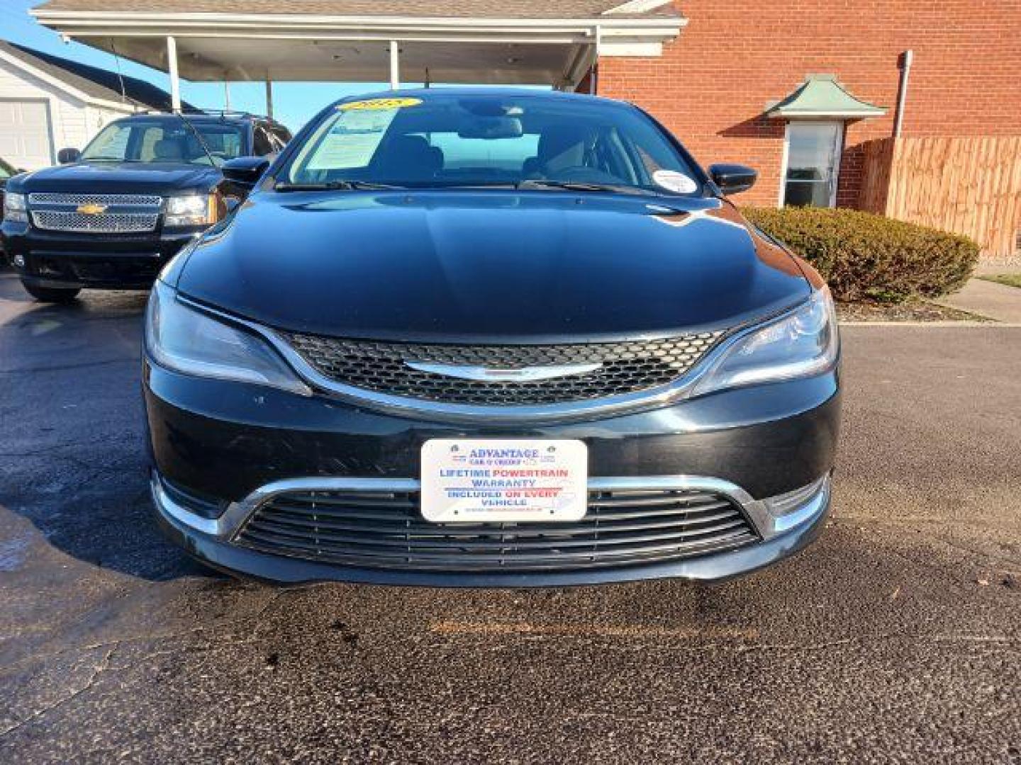 2015 Black Clearcoat Chrysler 200 Limited (1C3CCCAB3FN) with an 2.4L L4 DOHC 16V engine, 9-Speed Automatic transmission, located at 401 Woodman Dr, Riverside, OH, 45431, (937) 908-9800, 39.760899, -84.123421 - Photo#1