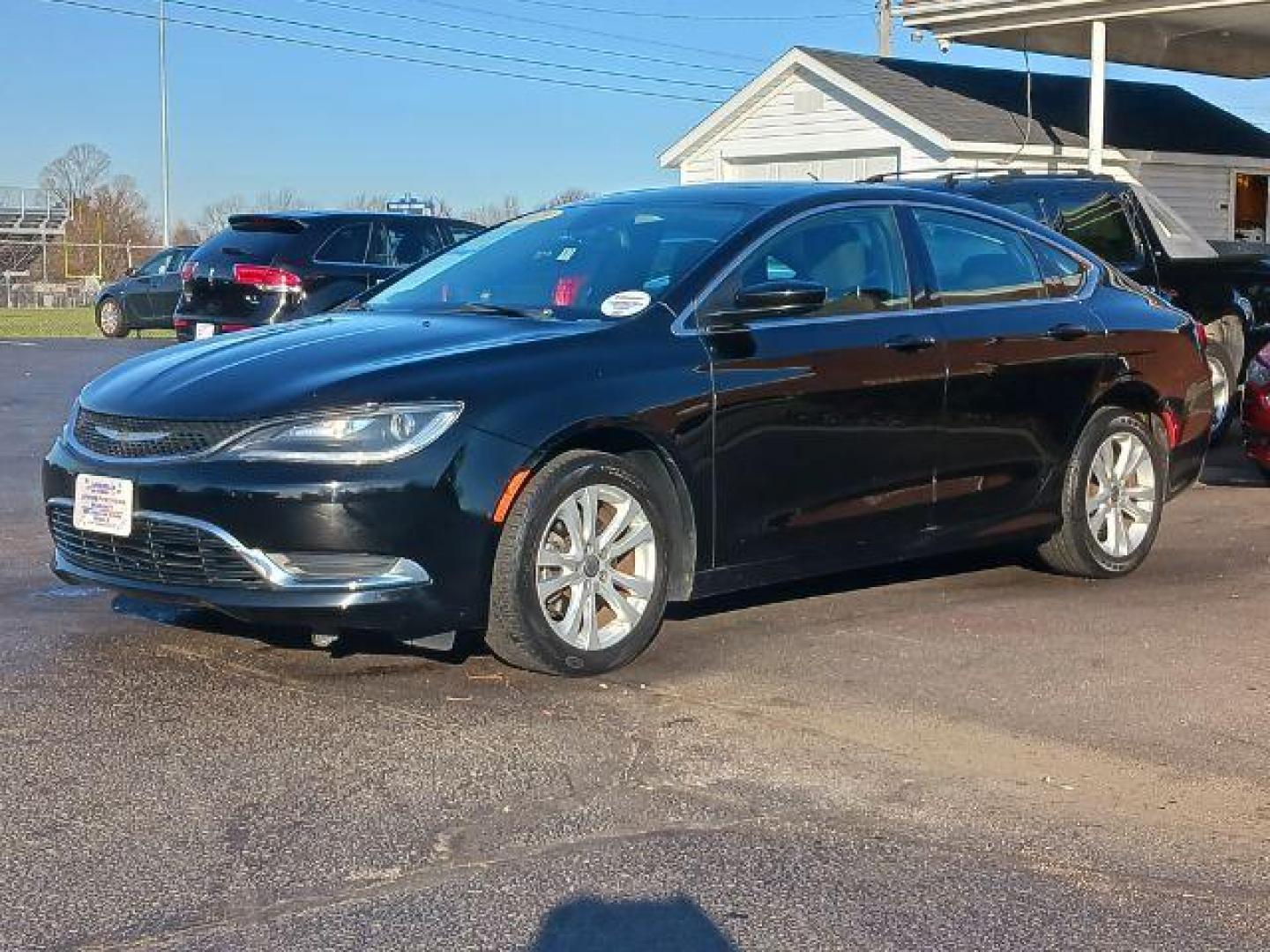 2015 Black Clearcoat Chrysler 200 Limited (1C3CCCAB3FN) with an 2.4L L4 DOHC 16V engine, 9-Speed Automatic transmission, located at 401 Woodman Dr, Riverside, OH, 45431, (937) 908-9800, 39.760899, -84.123421 - Photo#2