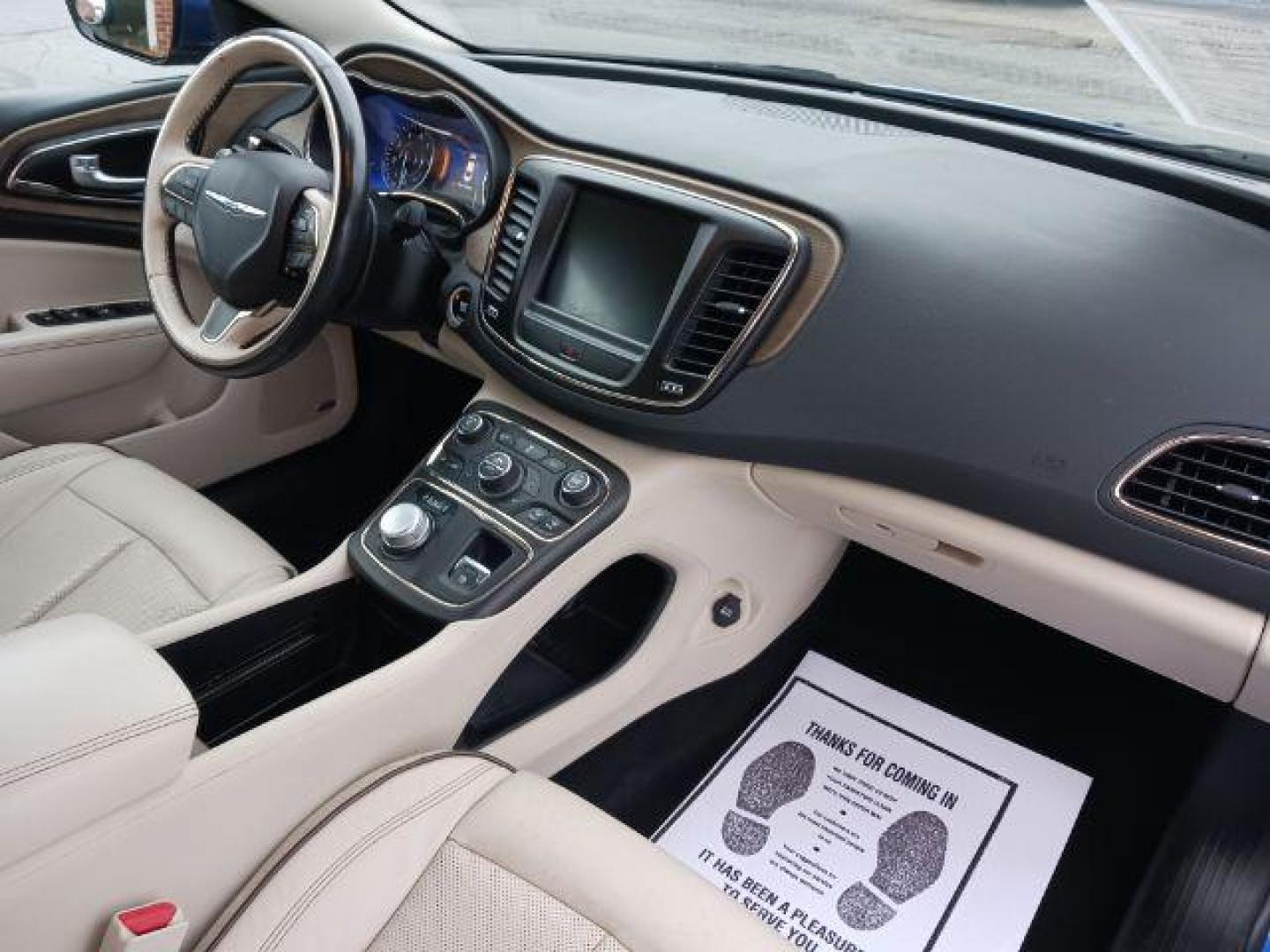 2015 Crystal Blue Pearlcoat Chrysler 200 C AWD (1C3CCCEG7FN) with an 3.6L V6 DOHC 24V FFV engine, 9-Speed Automatic transmission, located at 1184 Kauffman Ave, Fairborn, OH, 45324, (937) 908-9800, 39.807072, -84.030914 - Photo#8