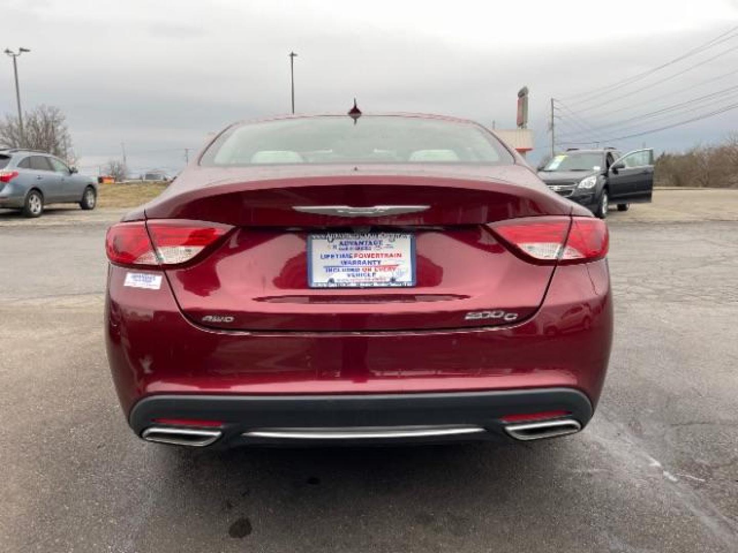 2015 Velvet Red Pearlcoat Chrysler 200 C AWD (1C3CCCEG1FN) with an 3.6L V6 DOHC 24V FFV engine, 9-Speed Automatic transmission, located at 4508 South Dixie Dr, Moraine, OH, 45439, (937) 908-9800, 39.689976, -84.218452 - Photo#5