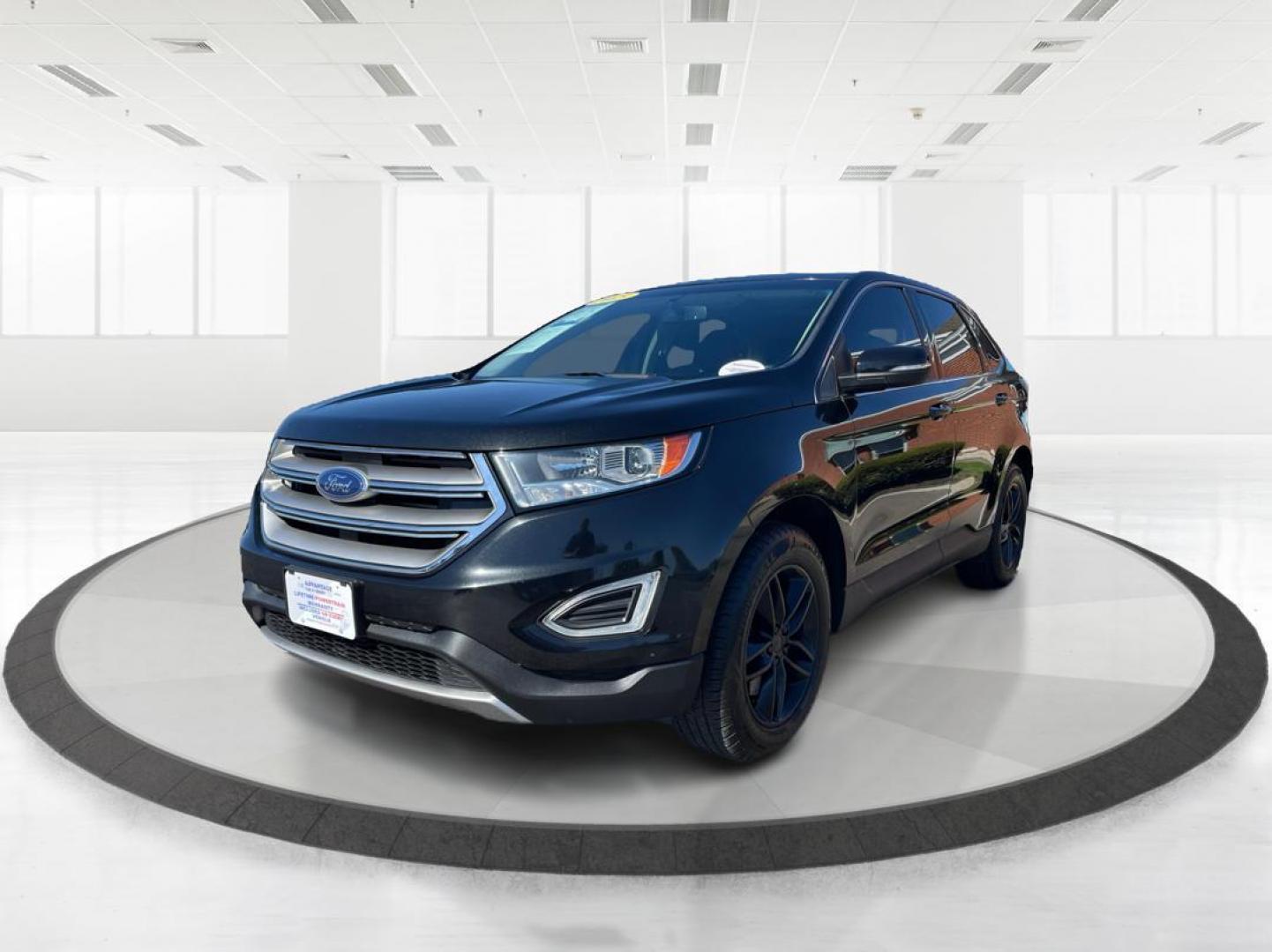 2015 Tuxedo Black Metallic Ford Edge SEL AWD (2FMTK4J86FB) with an 3.5L V6 DOHC 24V engine, 6-Speed Automatic transmission, located at 880 E. National Road, Vandalia, OH, 45377, (937) 908-9800, 39.891918, -84.183594 - Photo#7