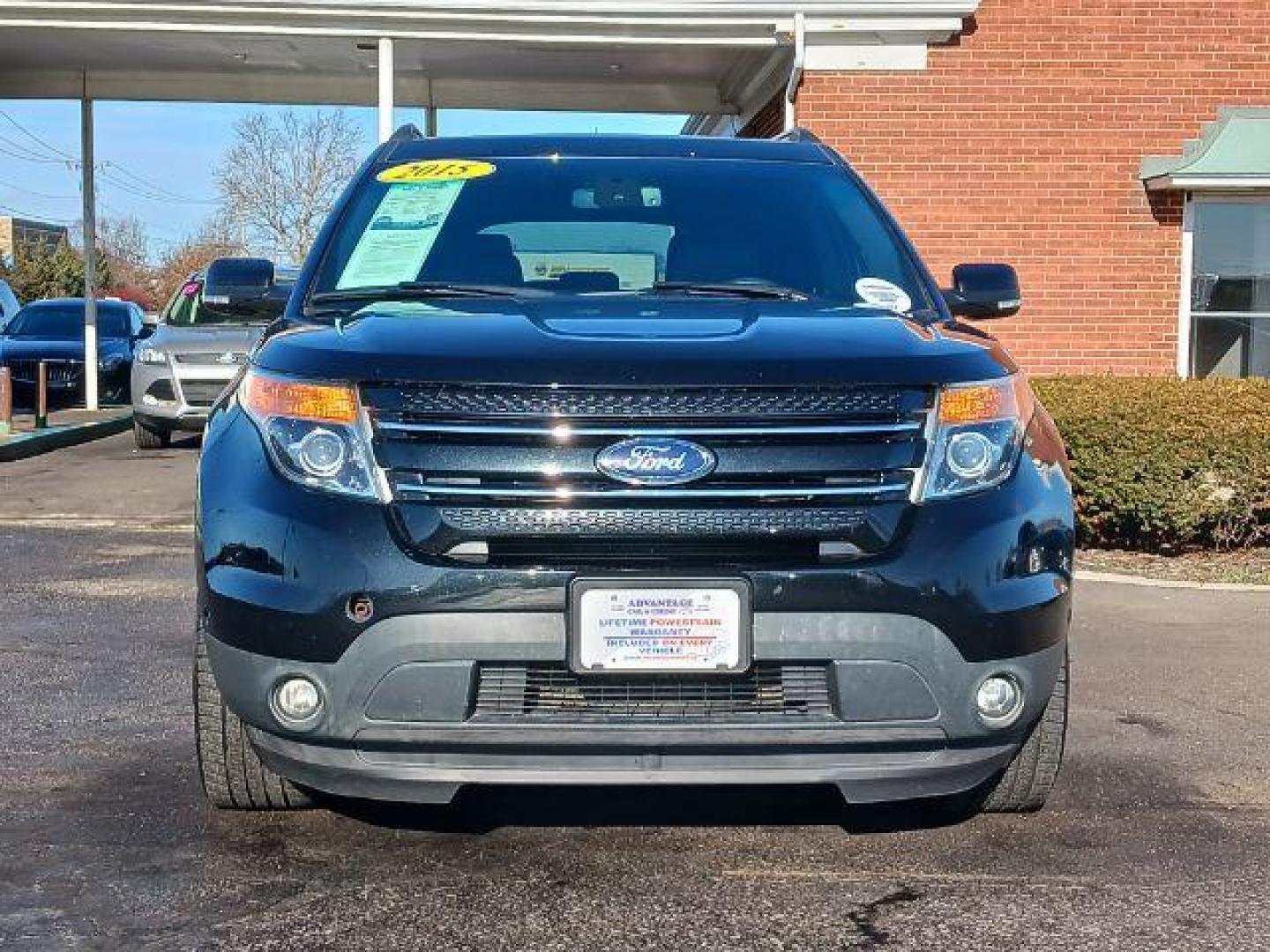 2015 Tuxedo Black Metallic Ford Explorer Limited 4WD (1FM5K8F84FG) with an 3.5L V6 DOHC 24V engine, 6-Speed Automatic transmission, located at 4508 South Dixie Dr, Moraine, OH, 45439, (937) 908-9800, 39.689976, -84.218452 - Photo#1