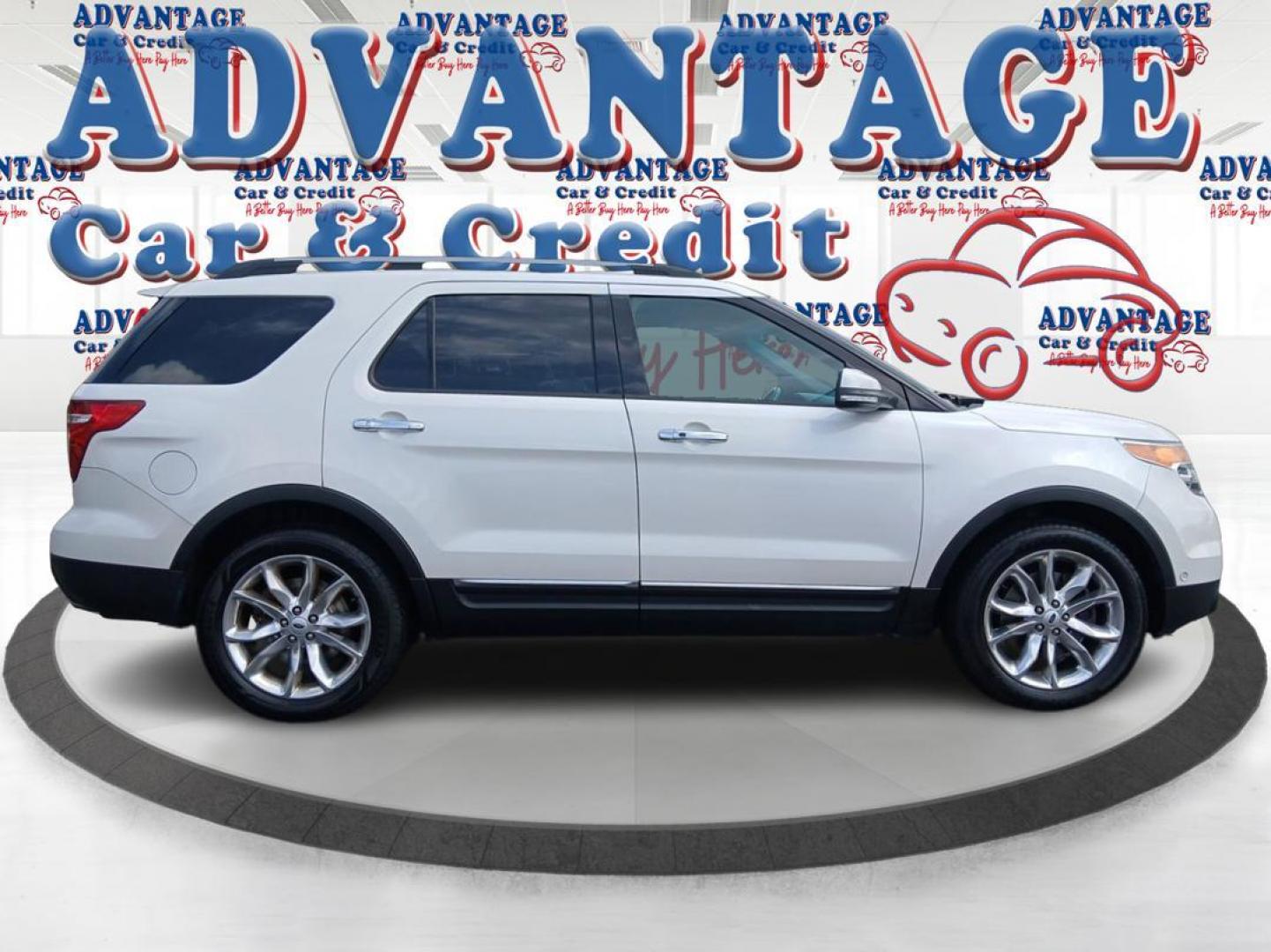 2015 White Platinum Metallic Tri-coat Ford Explorer (1FM5K8F82FG) with an 3.5L V6 DOHC 24V engine, 6-Speed Automatic transmission, located at 1099 N County Rd 25A, Troy, OH, 45373, (937) 908-9800, 40.057079, -84.212883 - Photo#1