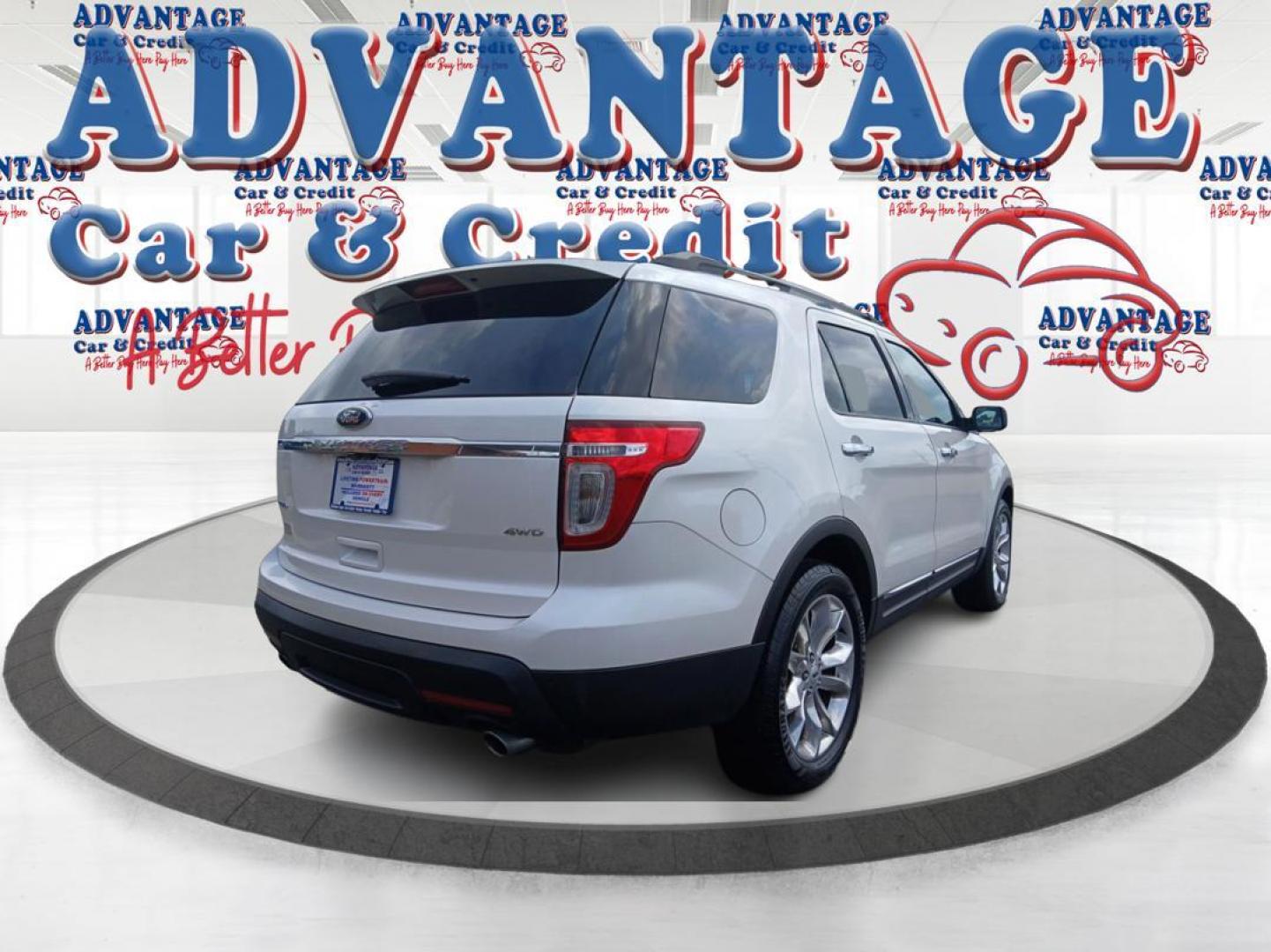 2015 White Platinum Metallic Tri-coat Ford Explorer (1FM5K8F82FG) with an 3.5L V6 DOHC 24V engine, 6-Speed Automatic transmission, located at 1099 N County Rd 25A, Troy, OH, 45373, (937) 908-9800, 40.057079, -84.212883 - Photo#2