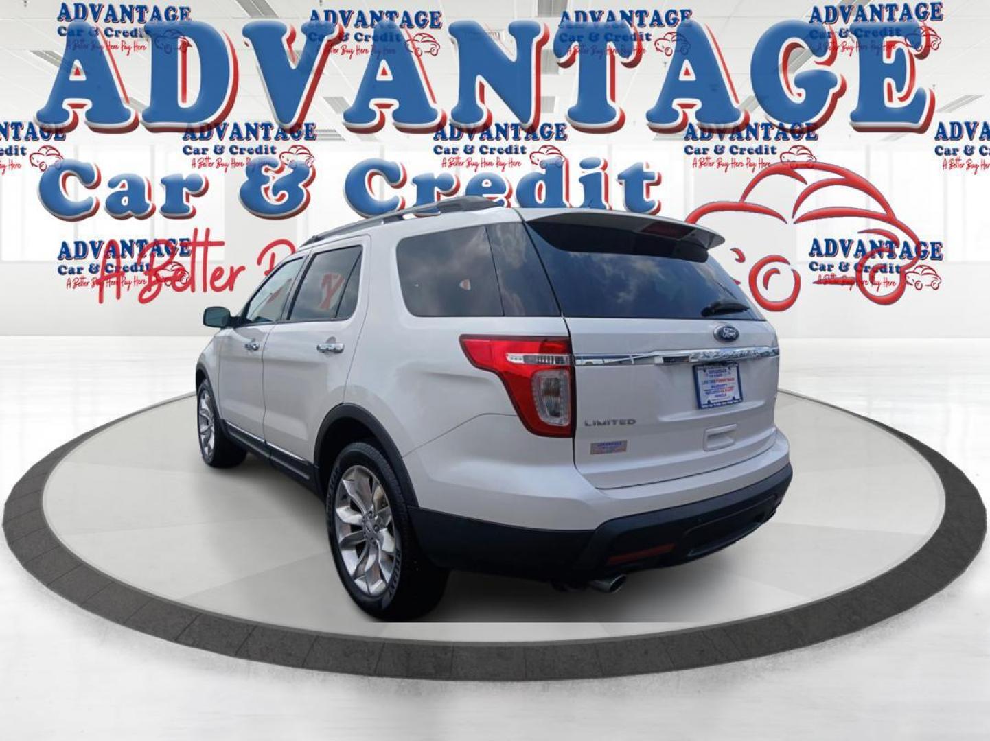 2015 White Platinum Metallic Tri-coat Ford Explorer (1FM5K8F82FG) with an 3.5L V6 DOHC 24V engine, 6-Speed Automatic transmission, located at 1099 N County Rd 25A, Troy, OH, 45373, (937) 908-9800, 40.057079, -84.212883 - Photo#4