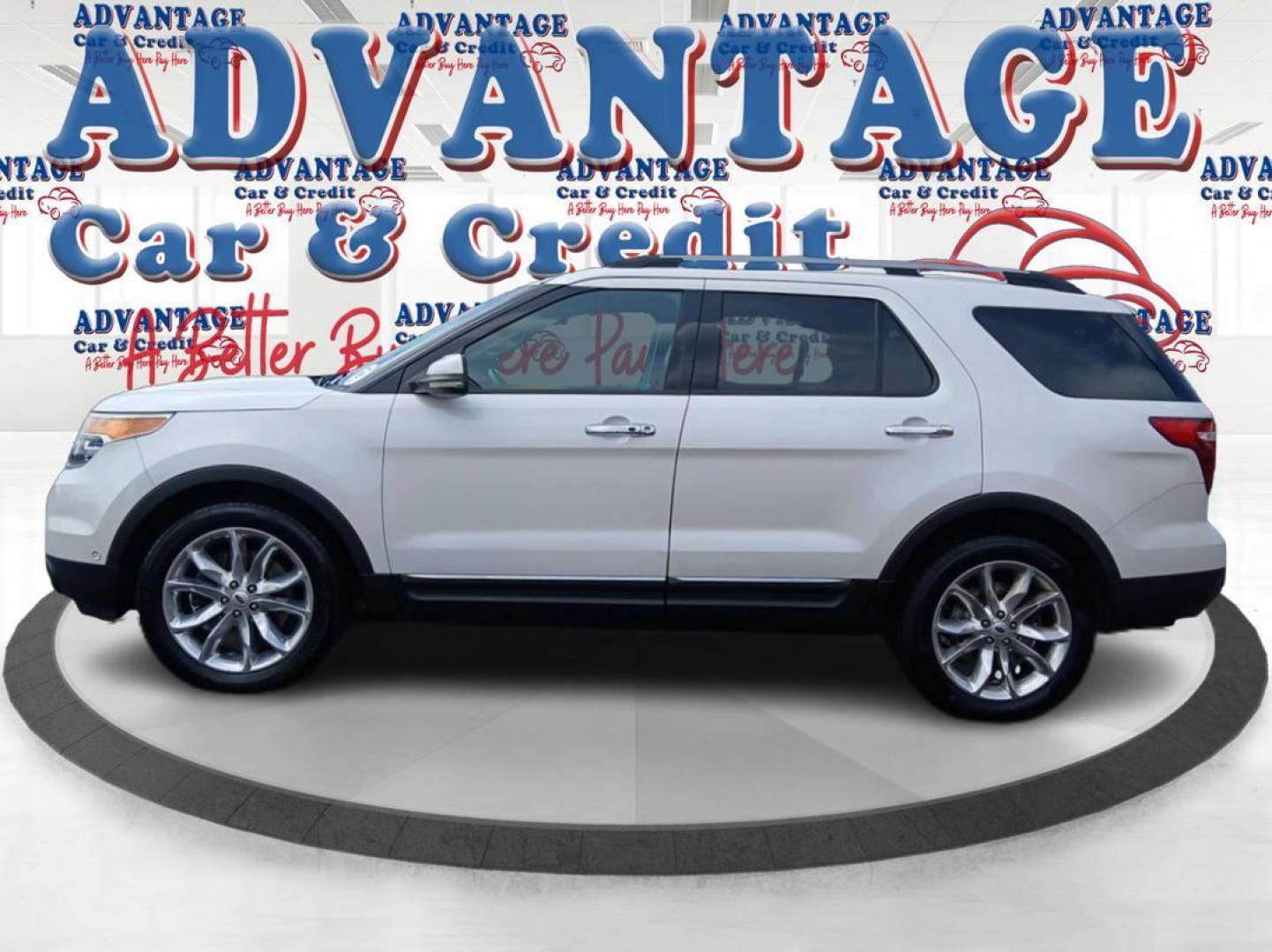 2015 White Platinum Metallic Tri-coat Ford Explorer (1FM5K8F82FG) with an 3.5L V6 DOHC 24V engine, 6-Speed Automatic transmission, located at 1099 N County Rd 25A, Troy, OH, 45373, (937) 908-9800, 40.057079, -84.212883 - Photo#5