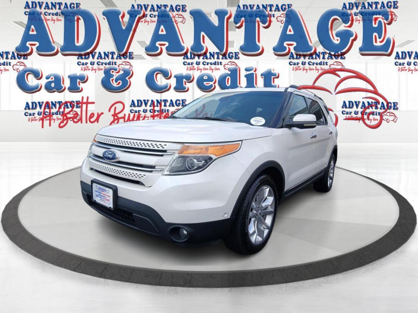 2015 White Platinum Metallic Tri-coat Ford Explorer (1FM5K8F82FG) with an 3.5L V6 DOHC 24V engine, 6-Speed Automatic transmission, located at 1099 N County Rd 25A, Troy, OH, 45373, (937) 908-9800, 40.057079, -84.212883 - Photo#7