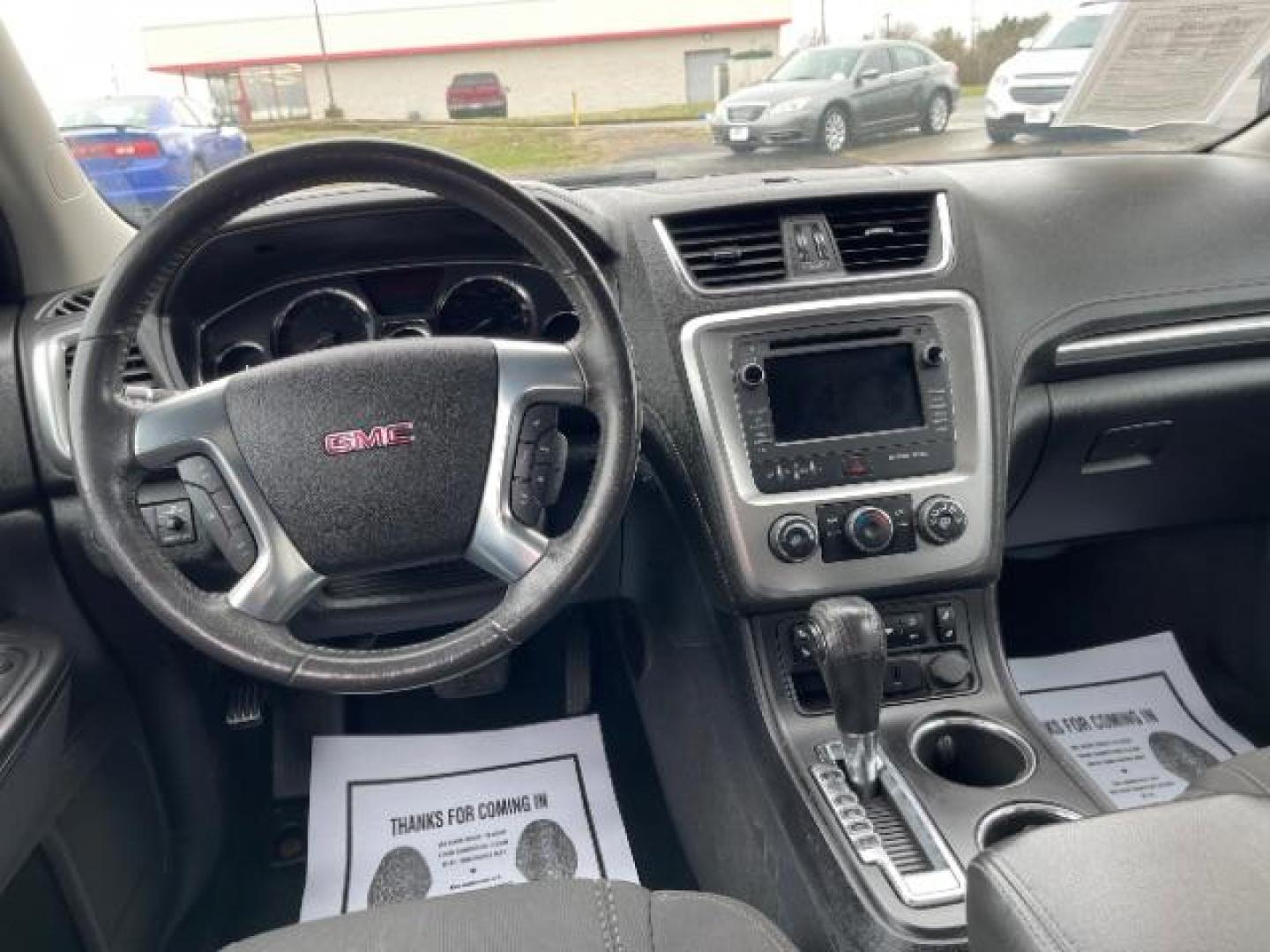 2015 Crimson Red Tincoat GMC Acadia SLE-2 AWD (1GKKVPKDXFJ) with an 3.6L V6 DOHC 24V engine, 6-Speed Automatic transmission, located at 1099 N County Rd 25A, Troy, OH, 45373, (937) 908-9800, 40.057079, -84.212883 - Photo#7