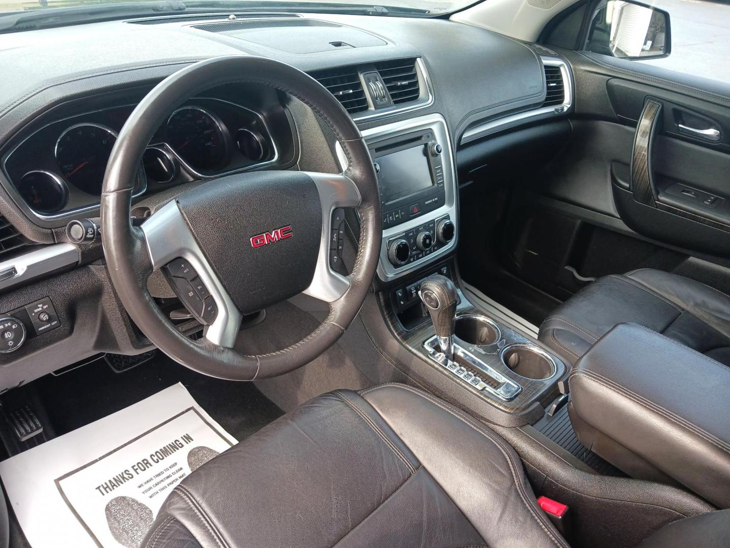 2015 Carbon Black Metallic GMC Acadia SLT-1 AWD (1GKKVRKD4FJ) with an 3.6L V6 DOHC 24V engine, 6-Speed Automatic transmission, located at 1230 East Main St, Xenia, OH, 45385, (937) 908-9800, 39.688026, -83.910172 - Photo#8