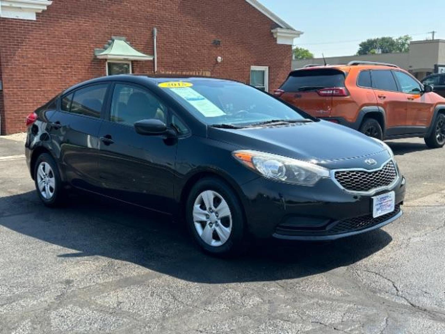 2015 Aurora Black Kia Forte LX (KNAFK4A68F5) with an 1.8L L4 DOHC 16V engine, located at 1951 S Dayton Lakeview Rd., New Carlisle, OH, 45344, (937) 908-9800, 39.890999, -84.050255 - Photo#0