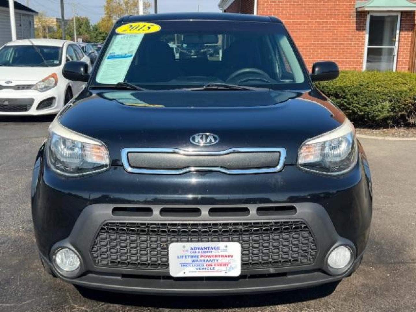 2015 Shadow Black Kia Soul Base (KNDJN2A29F7) with an 1.6L L4 DOHC 16V engine, located at 1184 Kauffman Ave, Fairborn, OH, 45324, (937) 908-9800, 39.807072, -84.030914 - Photo#1