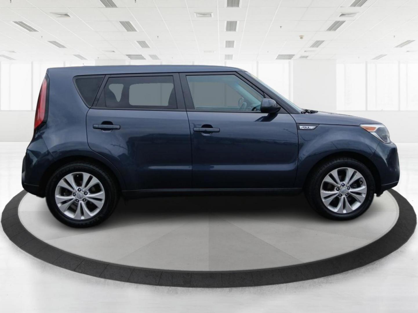 2015 Carribean Blue Kia Soul + (KNDJP3A50F7) with an 2.0L L4 DOHC 16V engine, 6-Speed Automatic transmission, located at 1230 East Main St, Xenia, OH, 45385, (937) 908-9800, 39.688026, -83.910172 - 2015 Kia Soul + - Photo#1