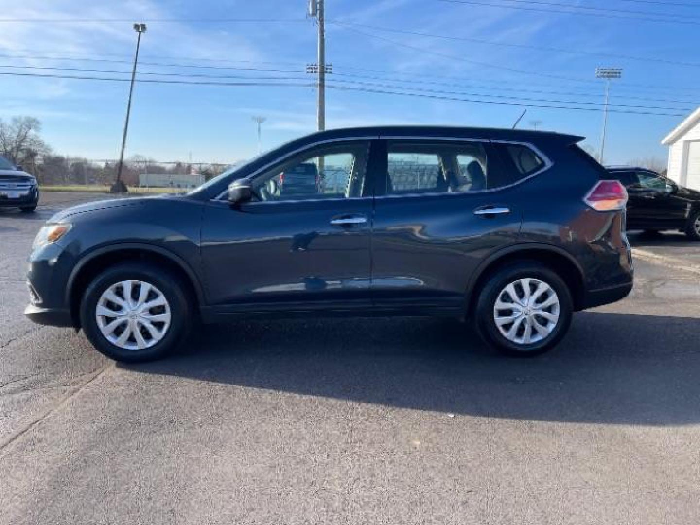 2015 Arctic Blue Metallic Nissan Rogue S AWD (KNMAT2MV5FP) with an 2.5L L4 DOHC 16V engine, Continuously Variable Transmission transmission, located at 401 Woodman Dr, Riverside, OH, 45431, (937) 908-9800, 39.760899, -84.123421 - Photo#2