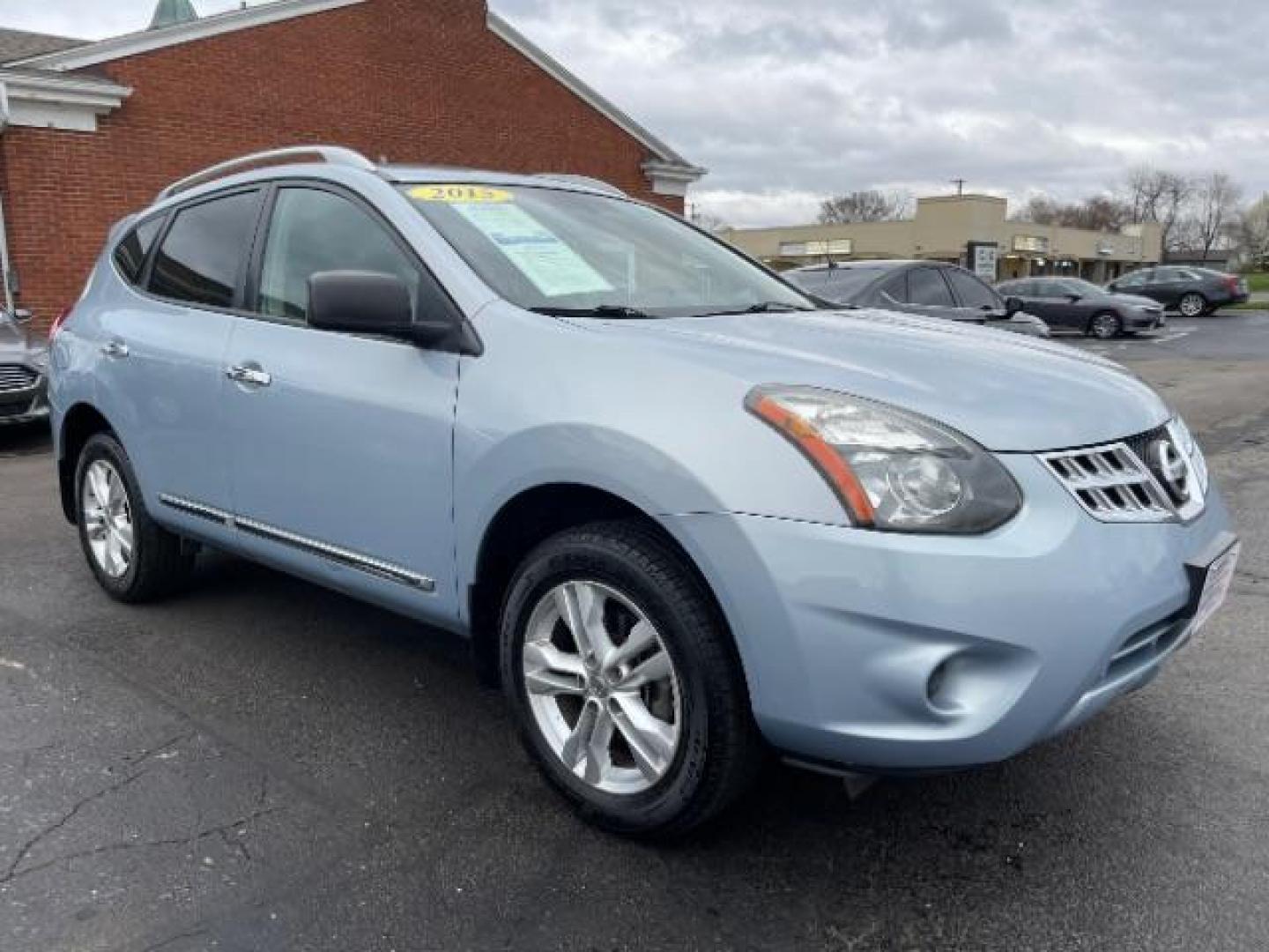 2015 Graphite Blue Nissan Rogue Select S AWD (JN8AS5MV0FW) with an 2.5L L4 DOHC 16V engine, Continuously Variable Transmission transmission, located at 1184 Kauffman Ave, Fairborn, OH, 45324, (937) 908-9800, 39.807072, -84.030914 - Photo#0